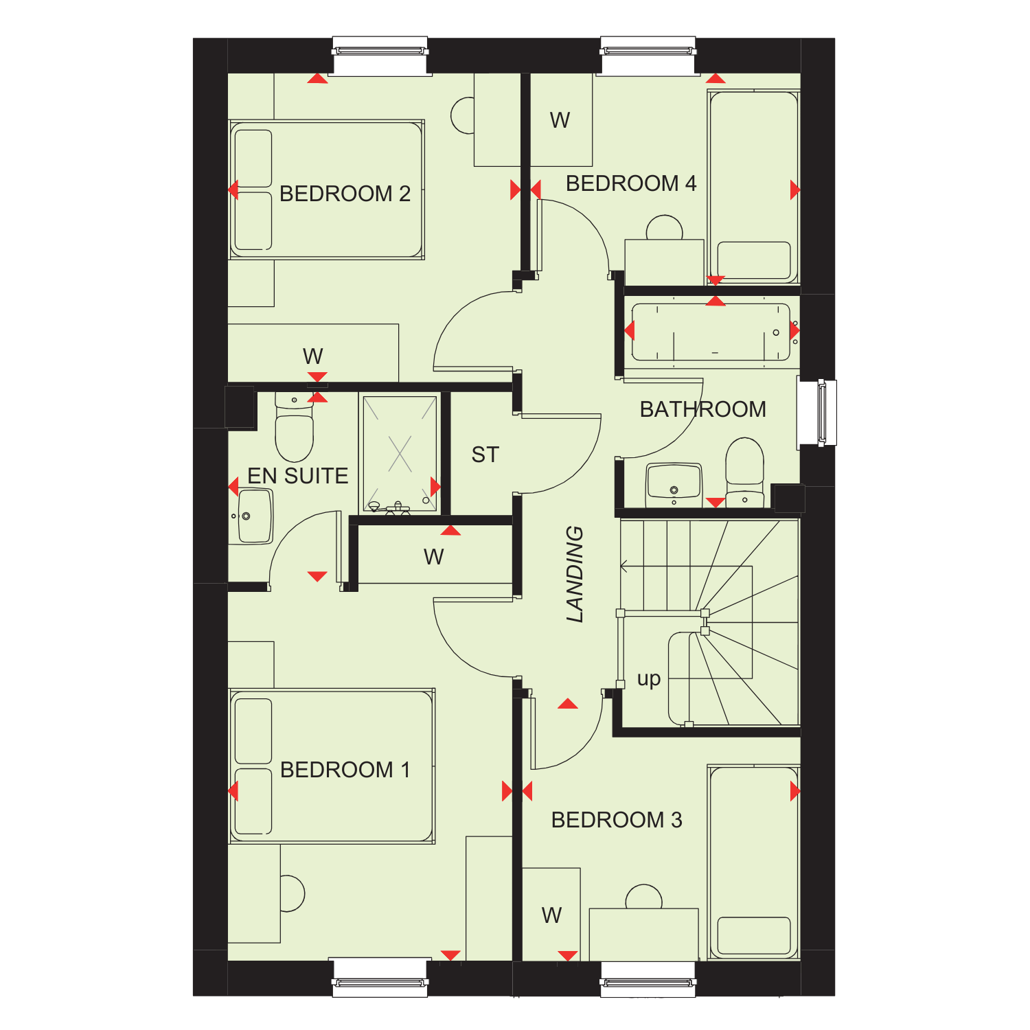 H7519237, Southern Cross, Wixams, Bedford floorplan
