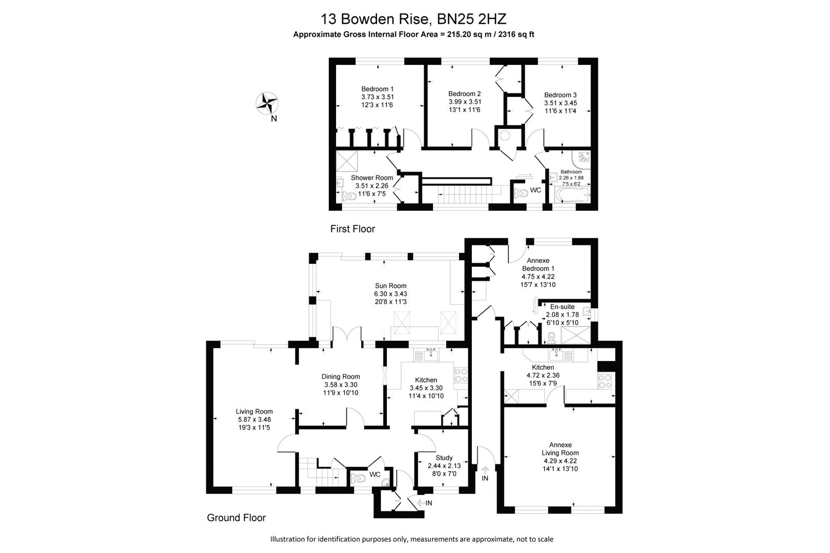 13, Bowden Rise, Seaford floorplan