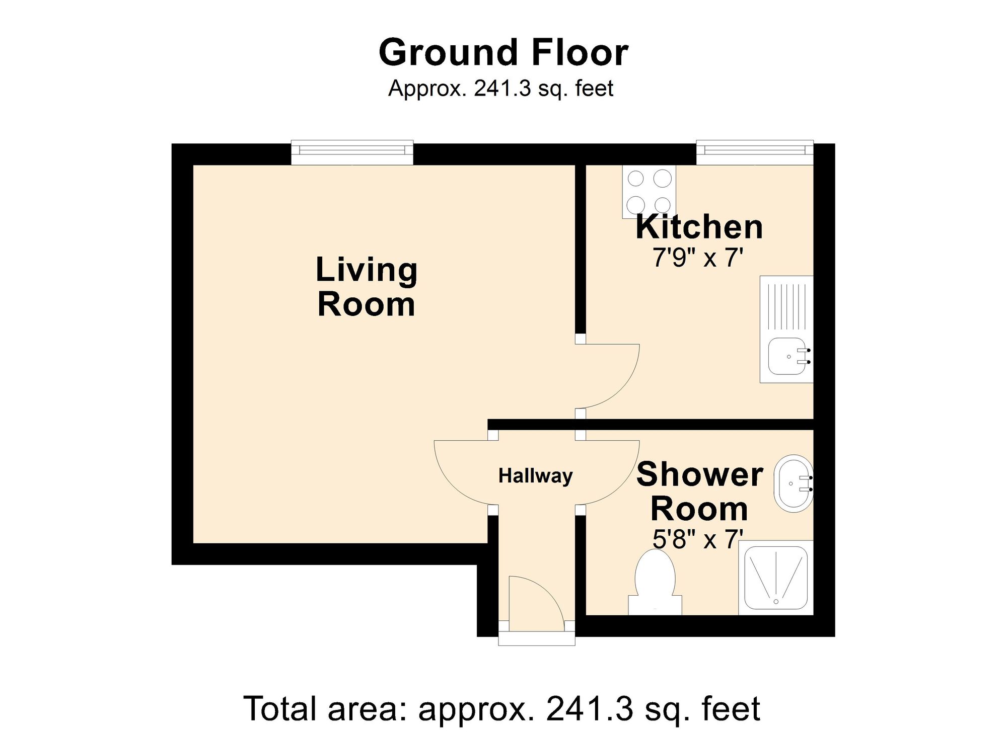 Flat 2 36 Willow Street, Accrington, Accrington floorplan