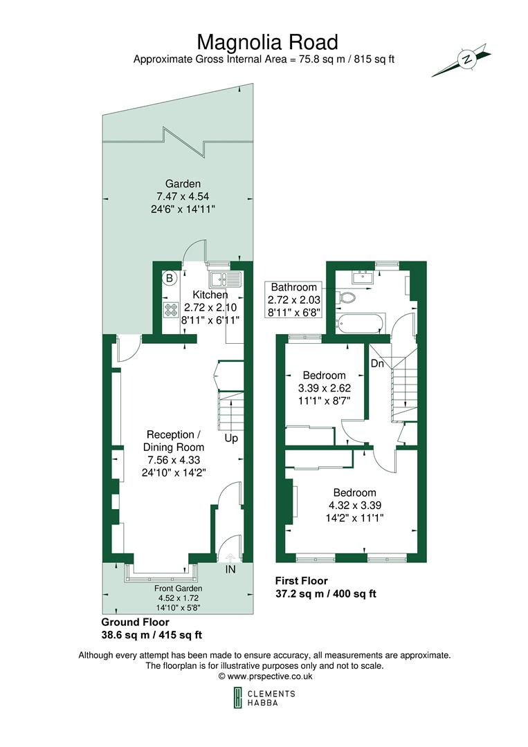 41, Magnolia Road, London floorplan