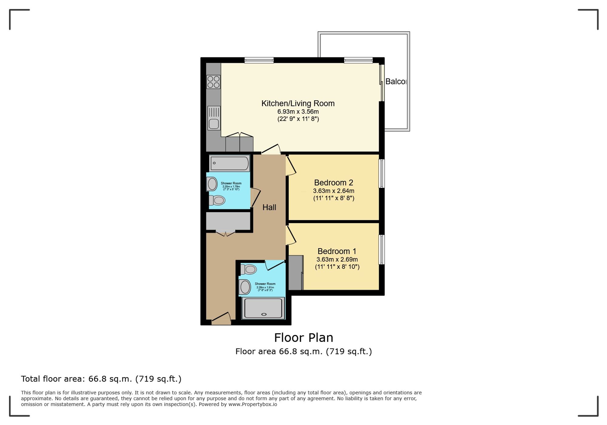 Flat 15, 16 Fairhaven Drive, Reading floorplan