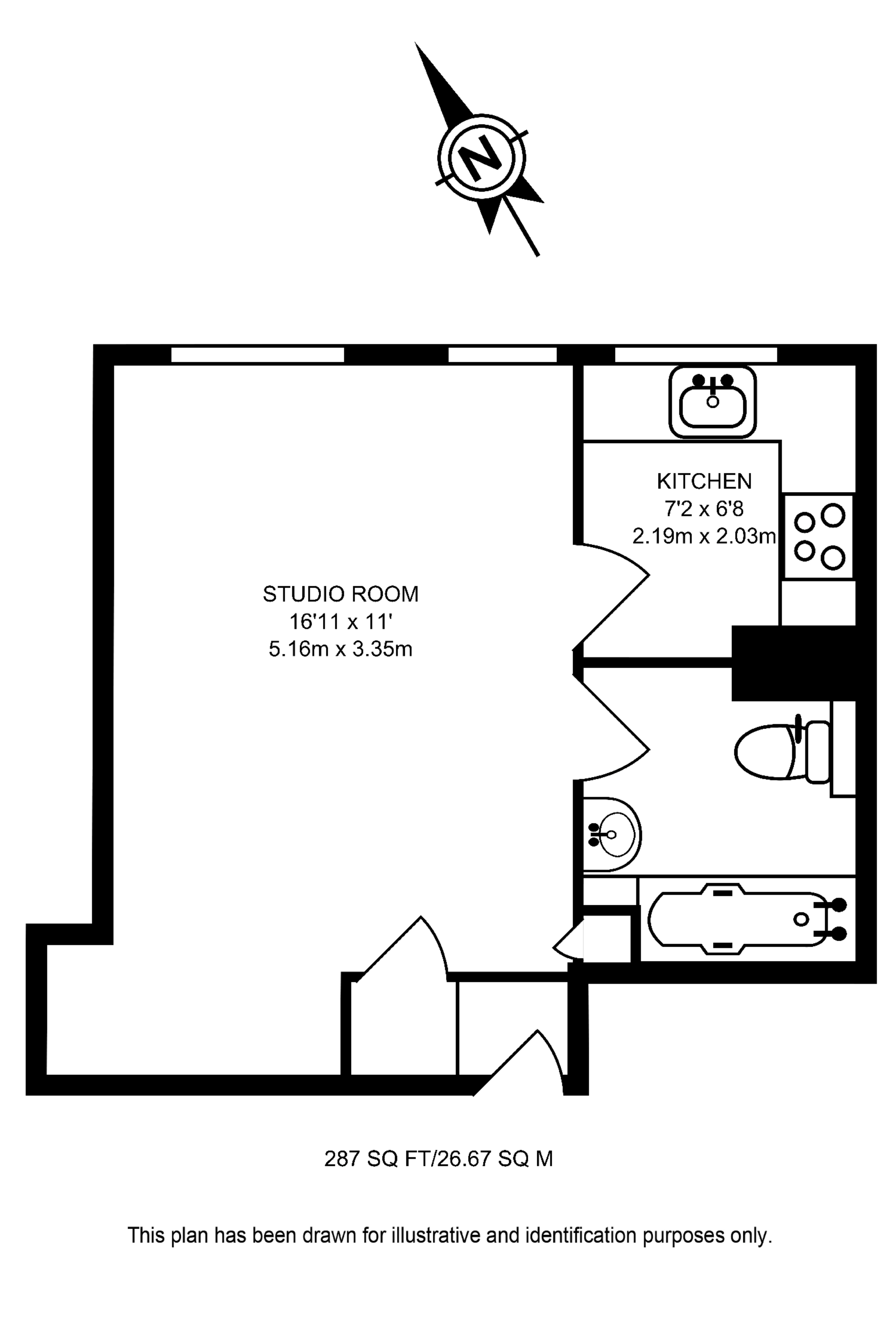Euston Road, Fitzrovia floorplan