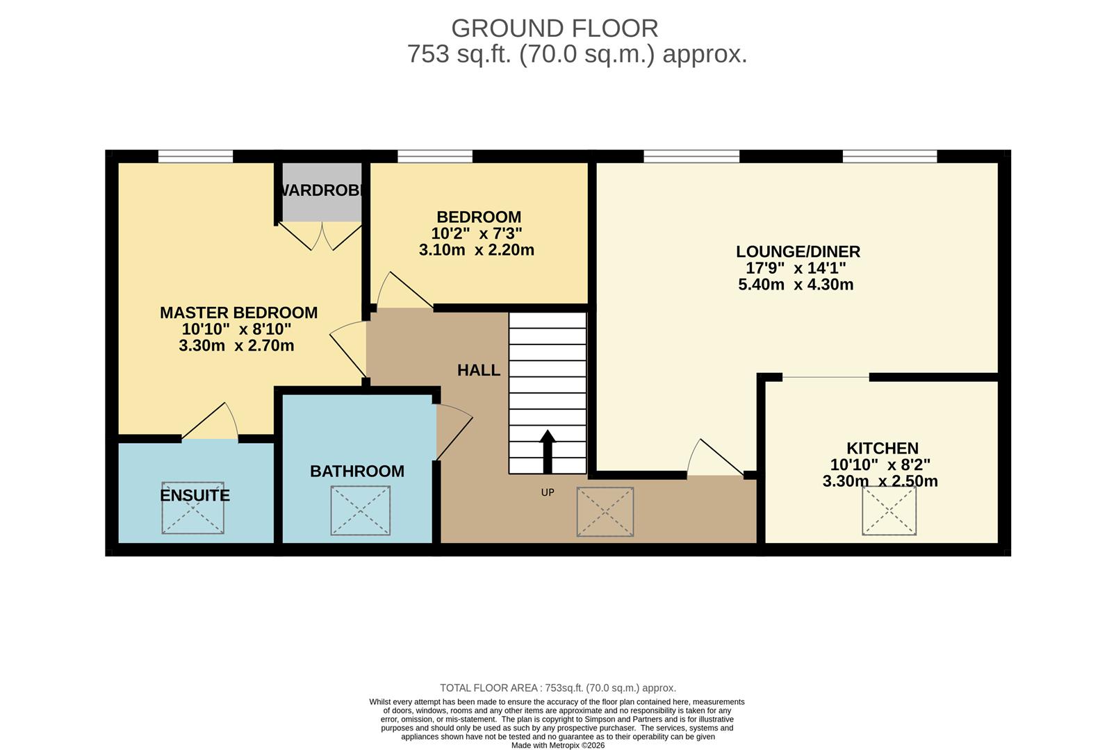 14, Thompson Close, Northampton floorplan