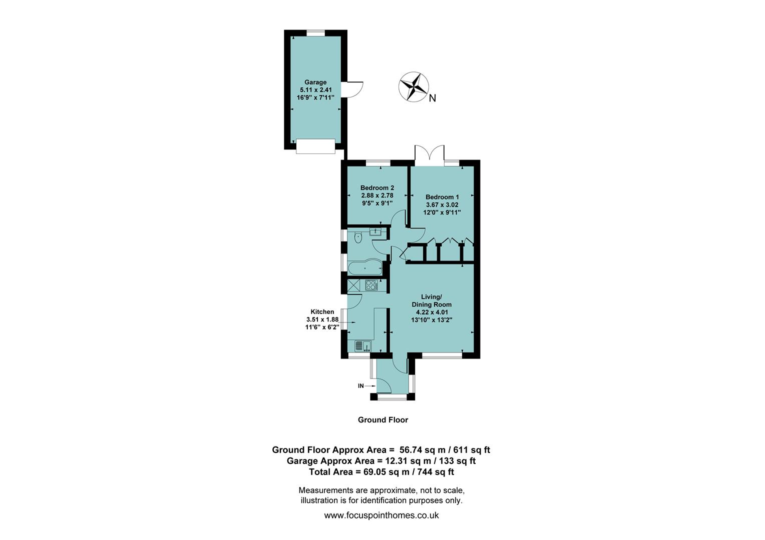 99, Nursery Drive, Banbury floorplan