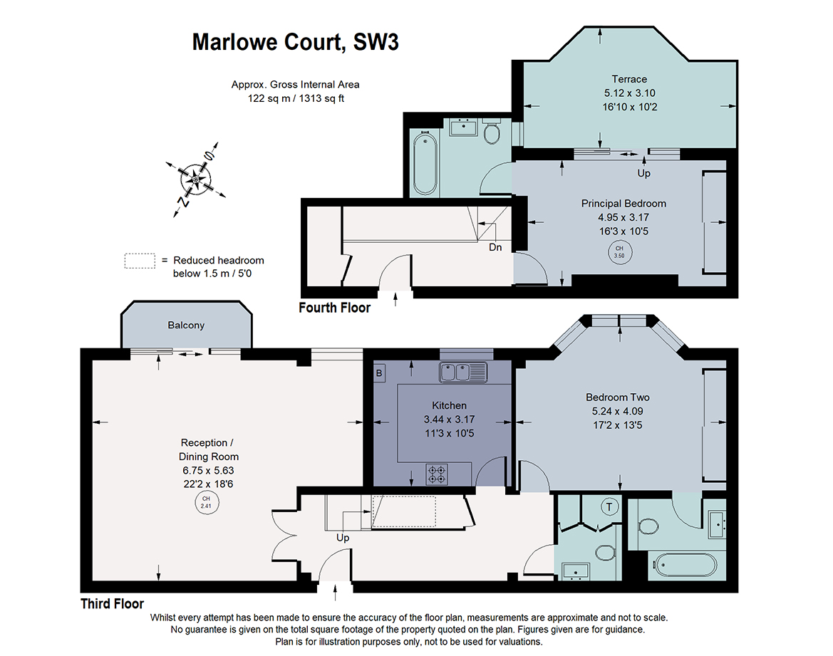Flat 14, Marlowe Court, 2, Petyward, London floorplan