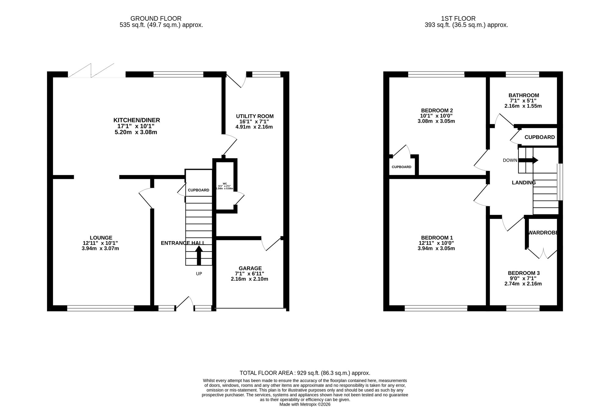 14 Chestnut Drive, Stockport floorplan