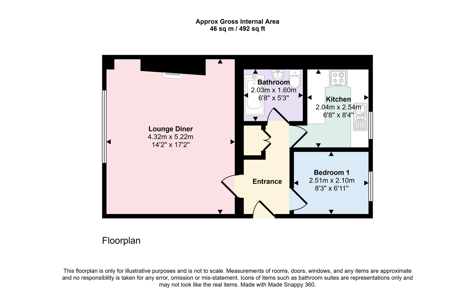 34, Scotch Street, Whitehaven floorplan