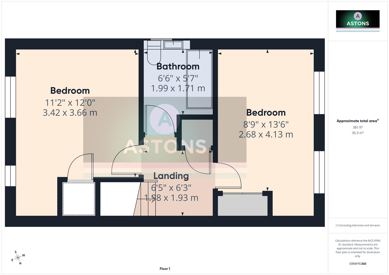 5, Primula Close, Crawley floorplan