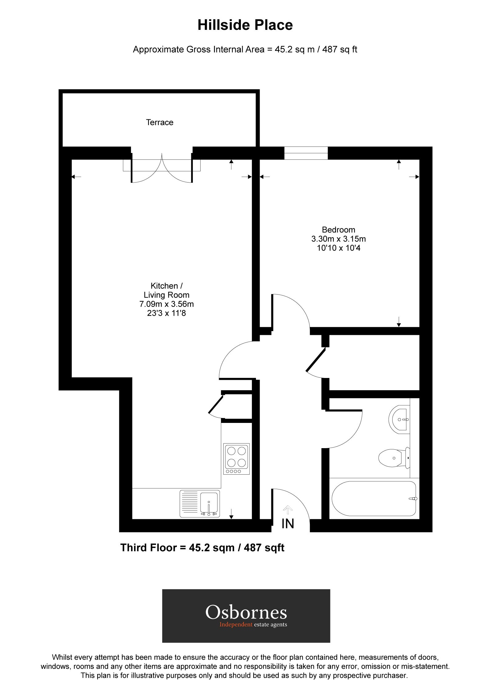 28 Hillside Place 115-117, Farnborough Road, Farnborough floorplan