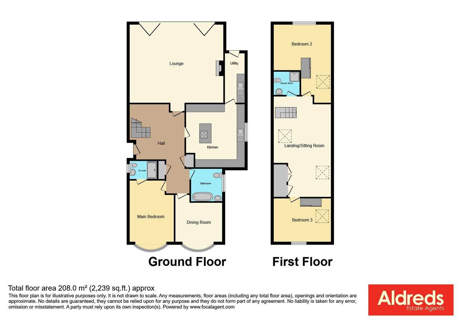 8B, Chestnut Avenue, Lowestoft floorplan