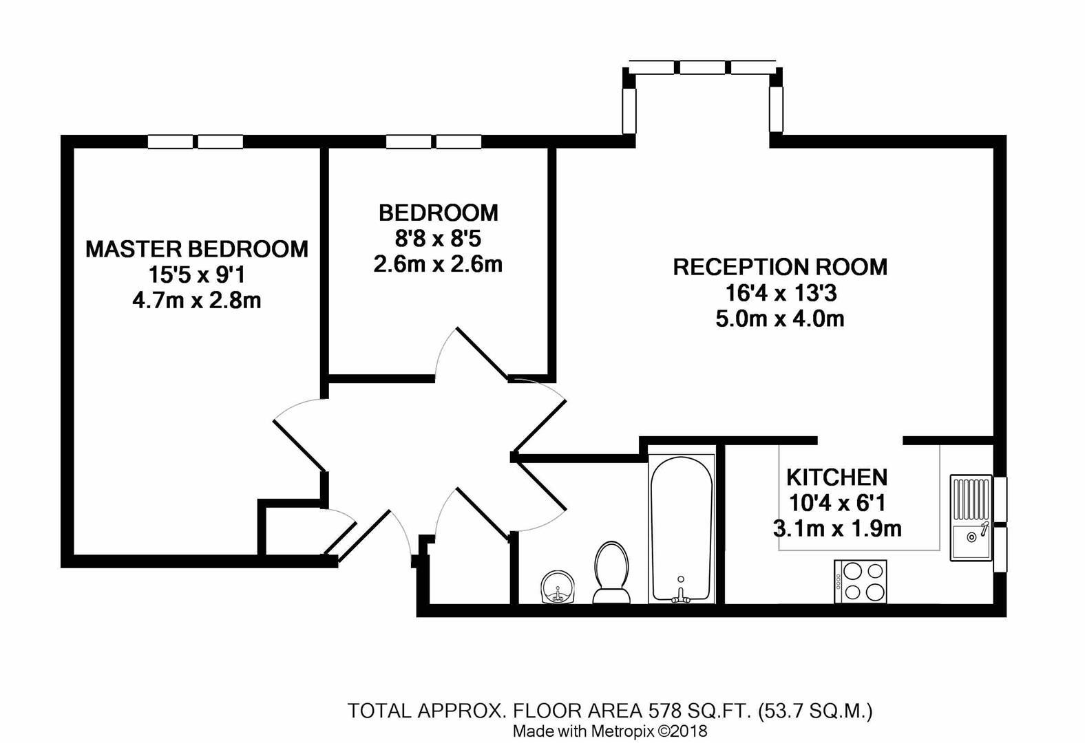 2 Bedrooms Flat for sale in Varsity Drive, Twickenham TW1