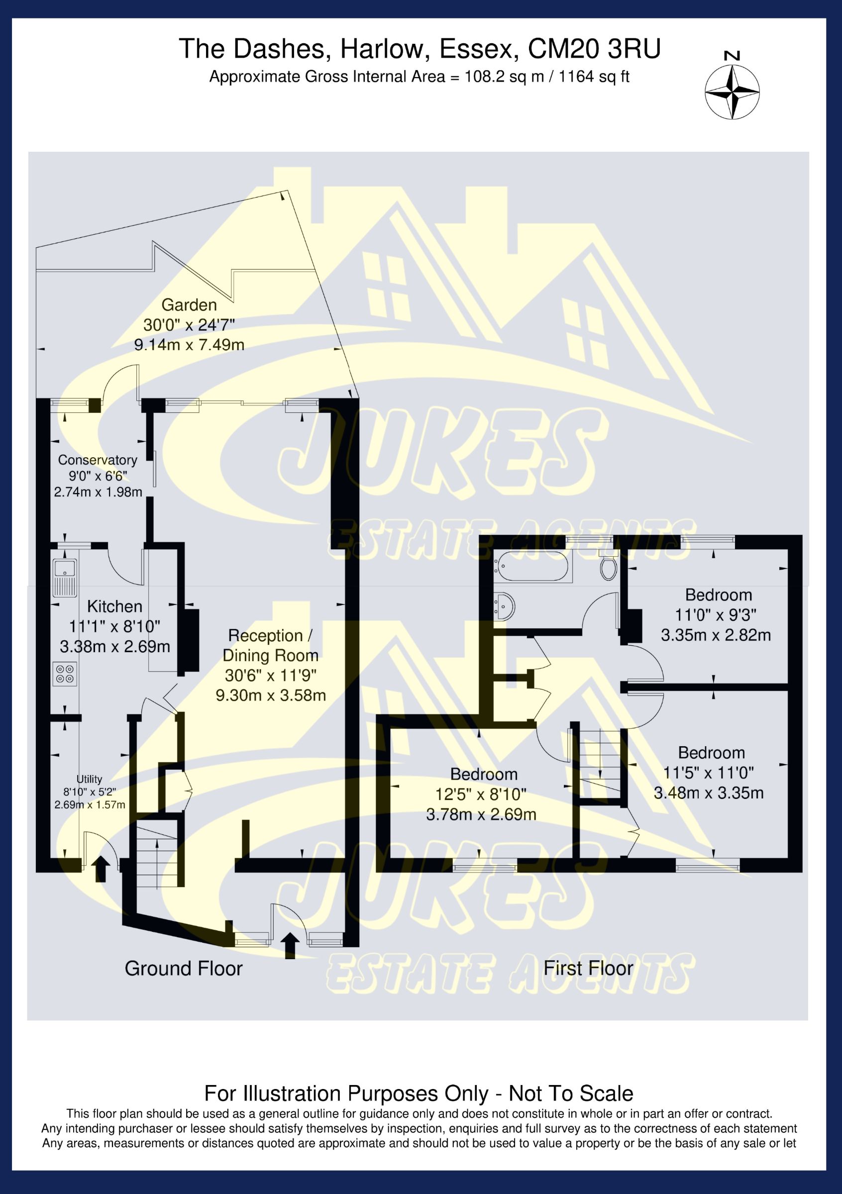 145 The Dashes, Harlow floorplan