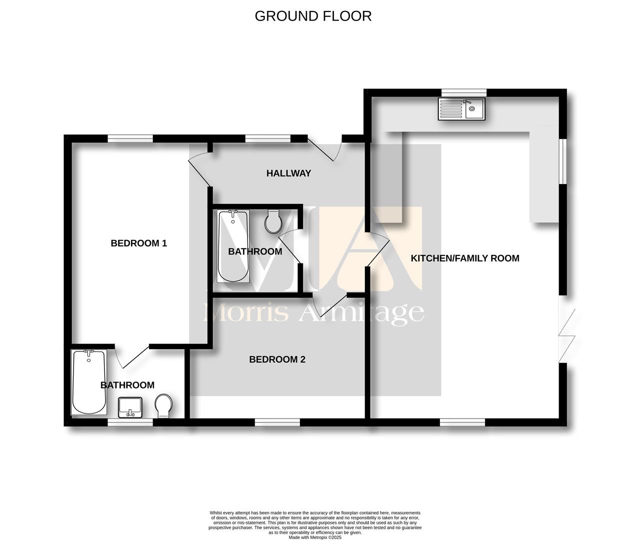 New Build Bungalow, Park Avenue, Newmarket floorplan