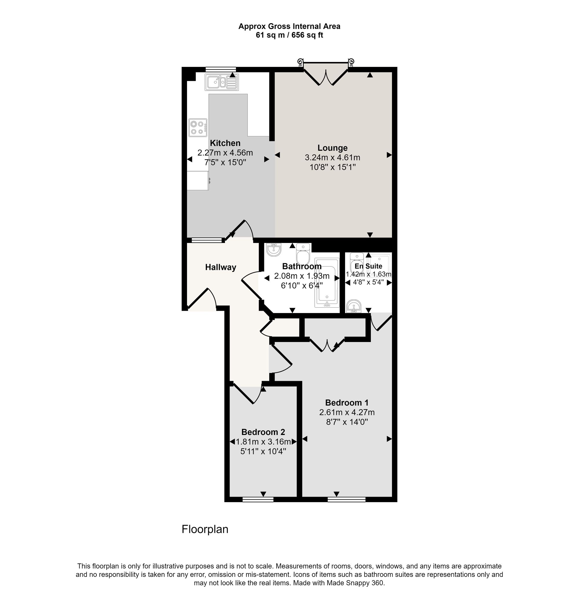 31 Glenmuir Close, Manchester floorplan