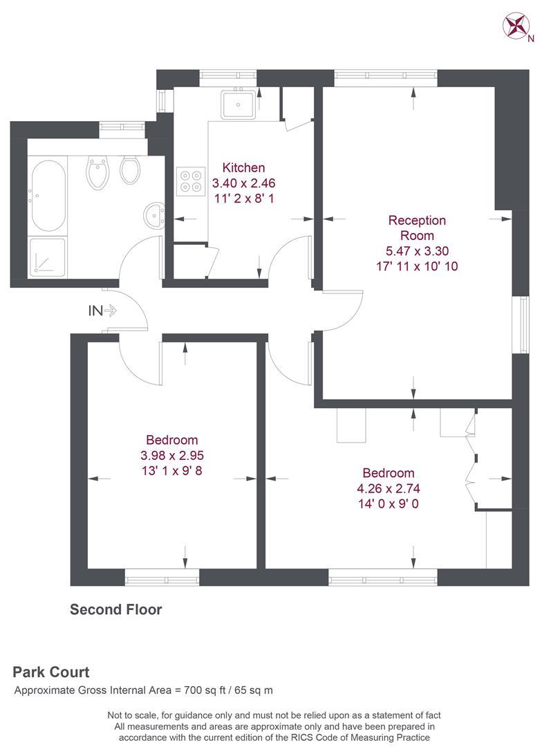 Sheen Gate Gardens, East Sheen SW14, 2 bedroom flat to rent 64896615