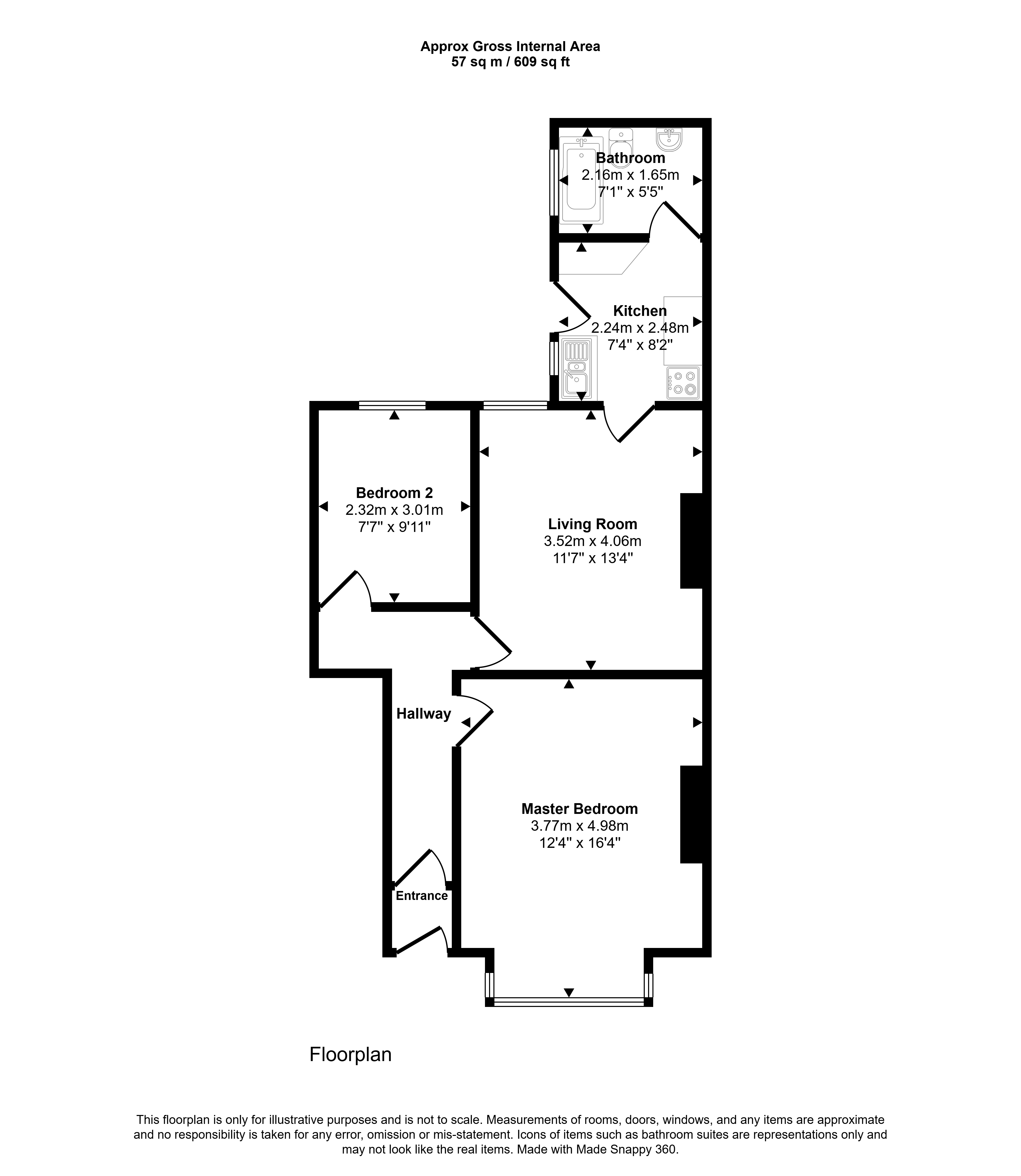 12, Carlisle Terrace, Sunderland floorplan