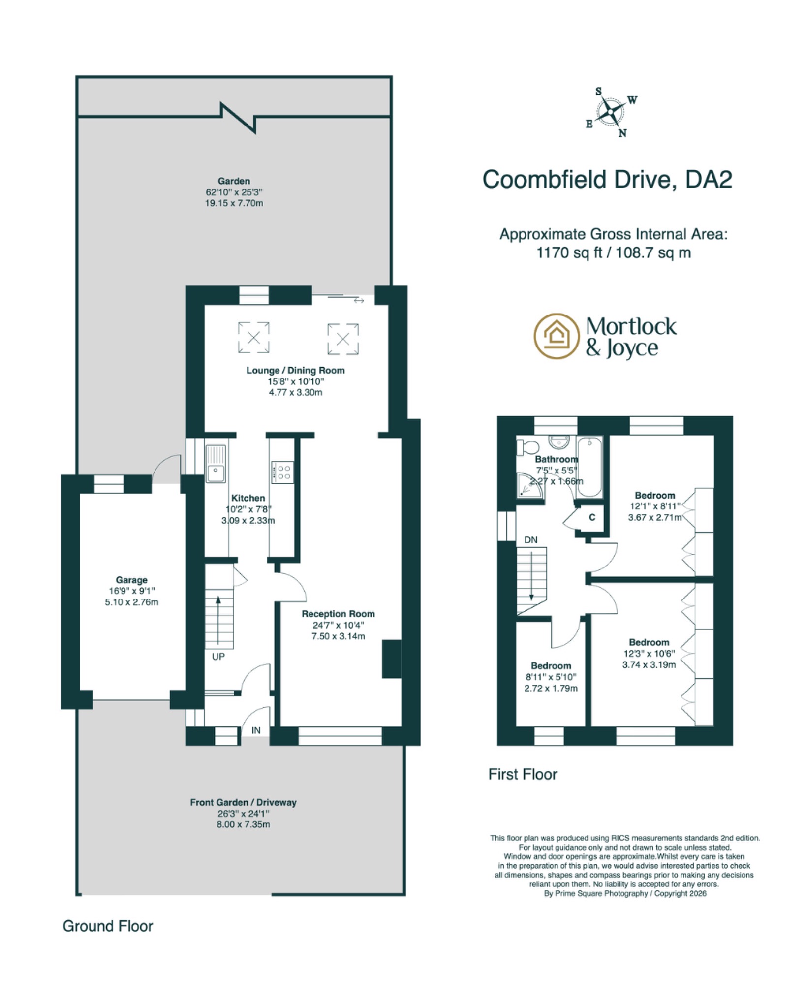 67 Coombfield Drive, Dartford, Kent floorplan