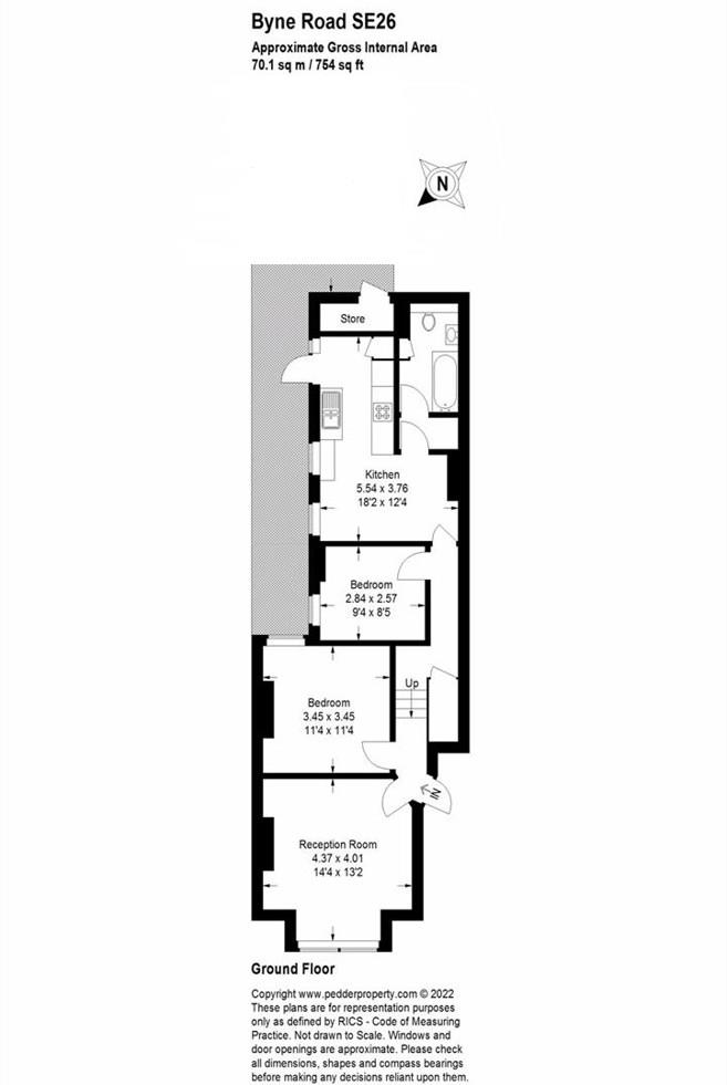 Byne Road, Sydenham floorplan
