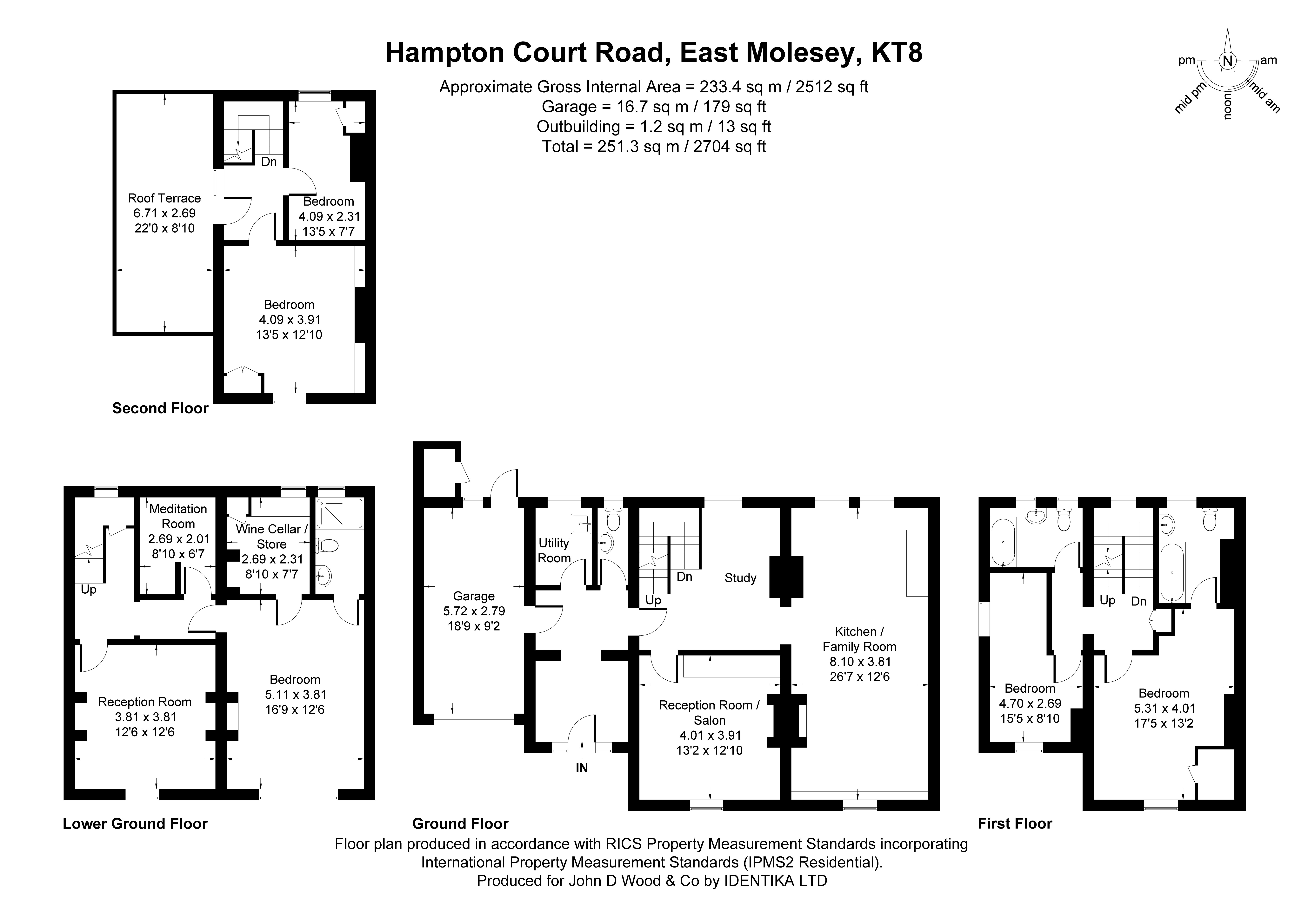 The Walls,, Hampton Court Road, East Molesey floorplan