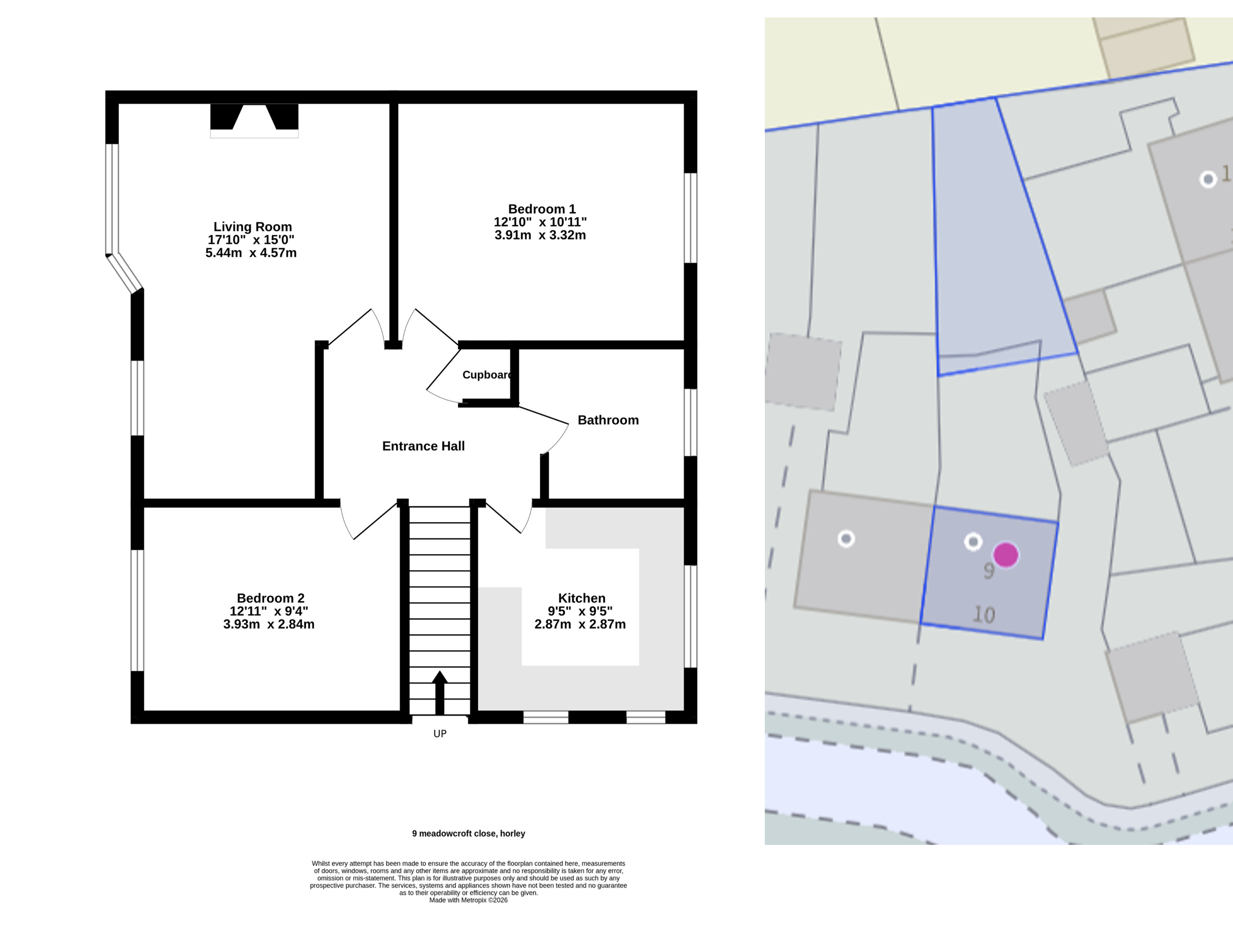 9, Meadowcroft Close, Surrey floorplan