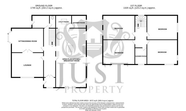 The Priory, St Margaret Road, St Leonards on sea floorplan
