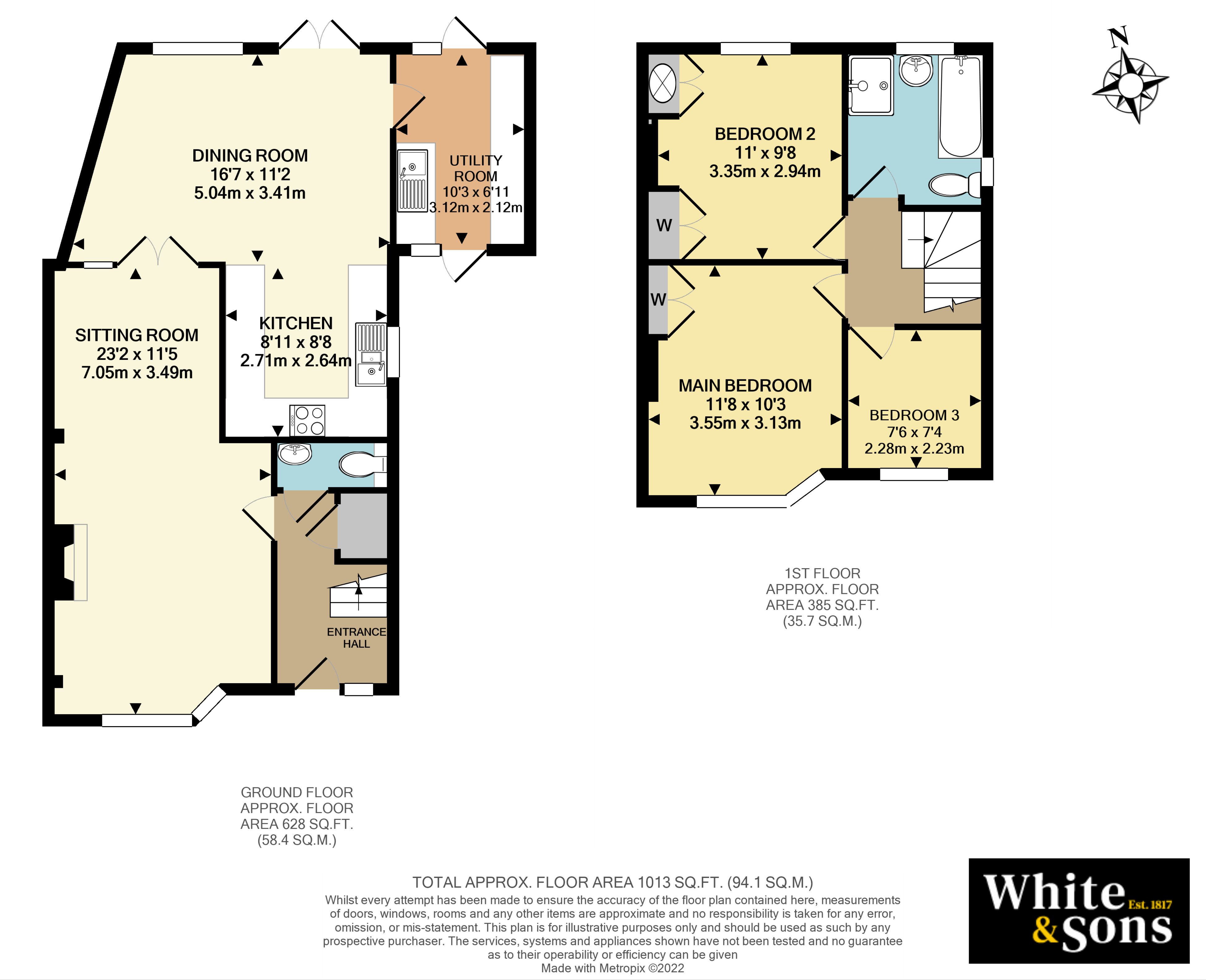 Strood Green, Brockham RH3, 3 bedroom semidetached house for sale