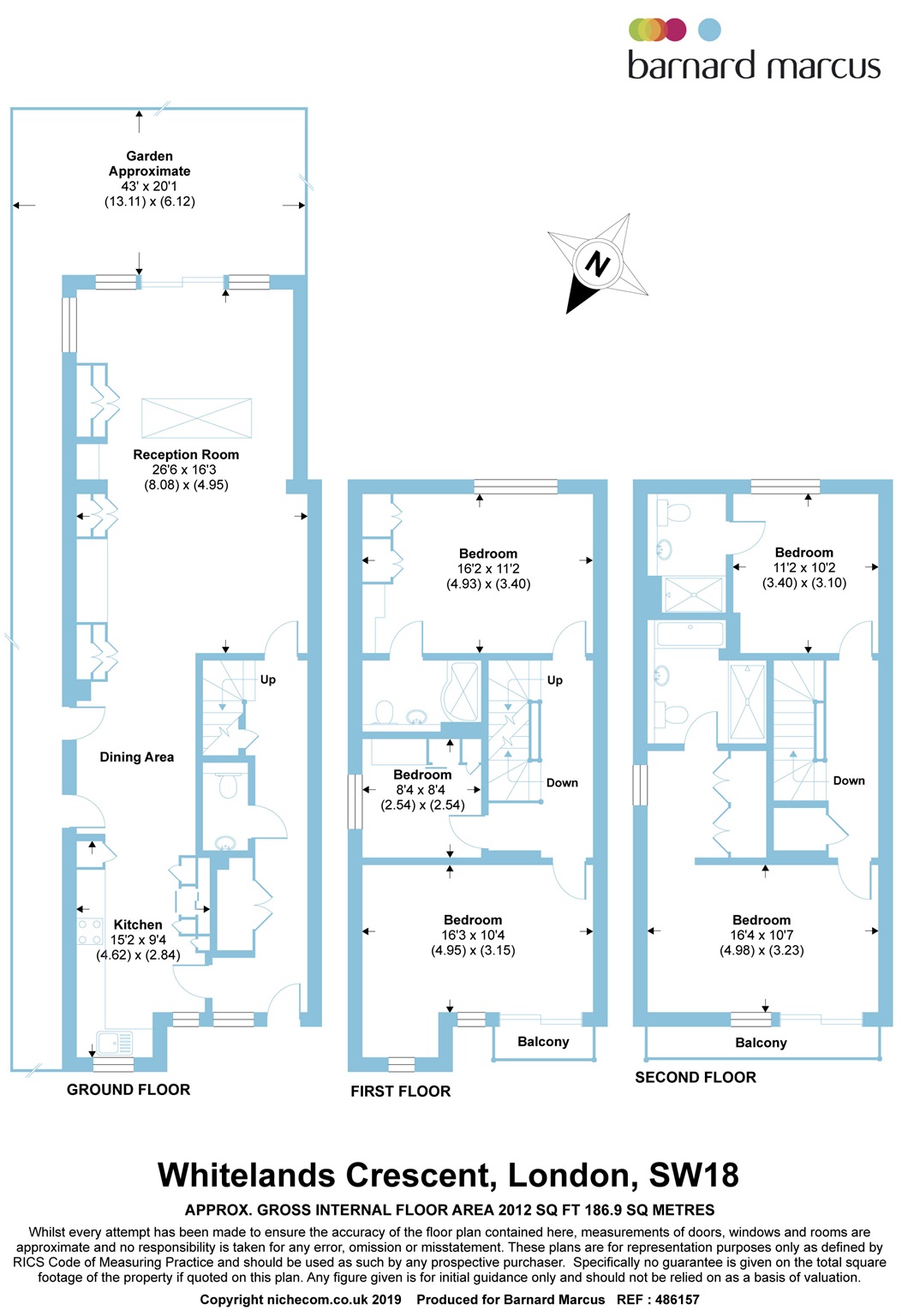 5 Bedrooms Semi-detached house for sale in Whitelands Crescent, London SW18