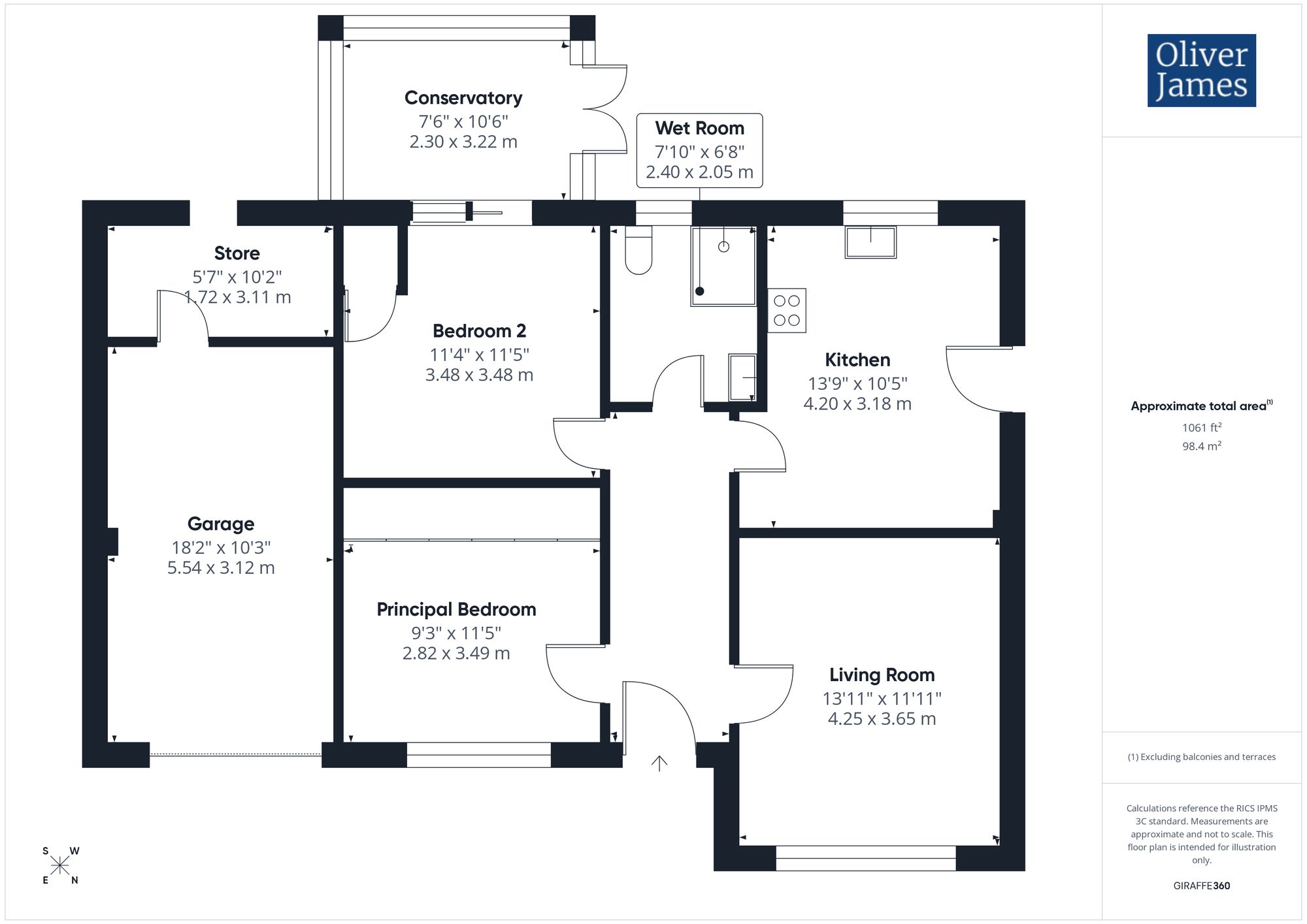 140 Green End Road, Huntingdon floorplan