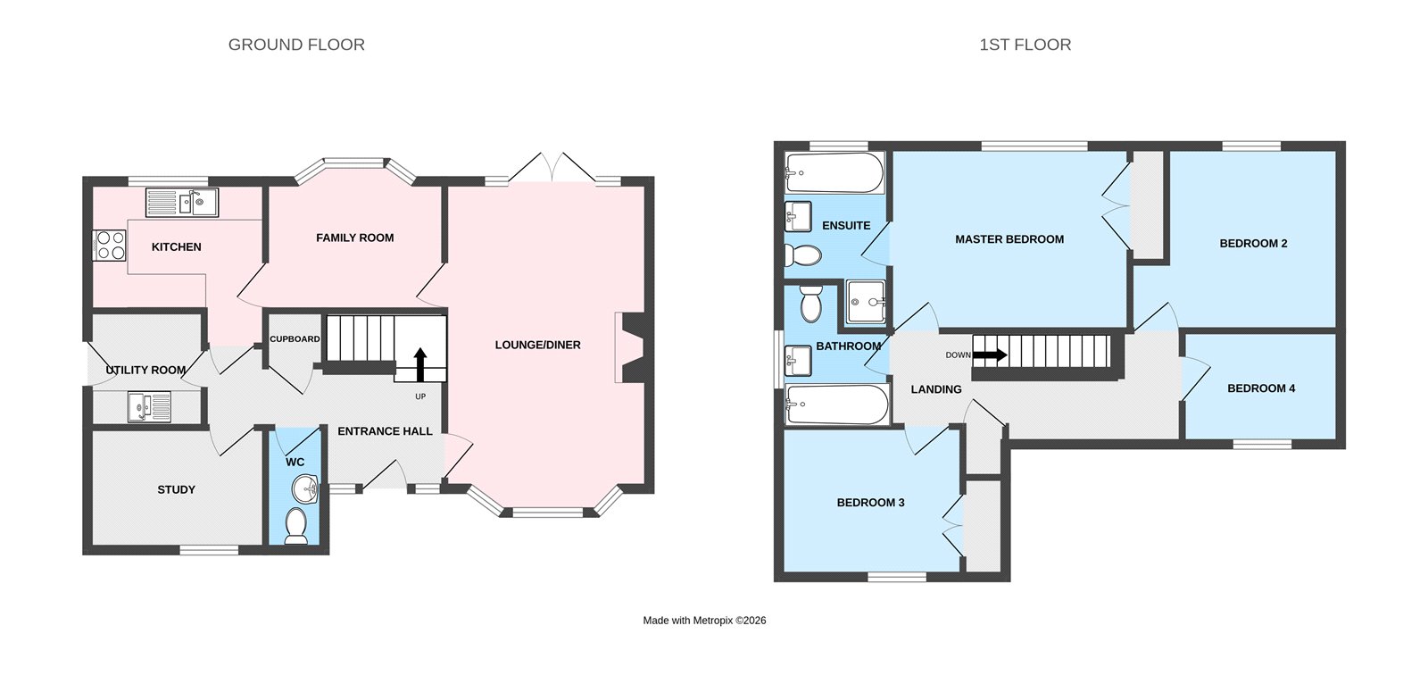 5, Tullis Close, Staffordshire floorplan