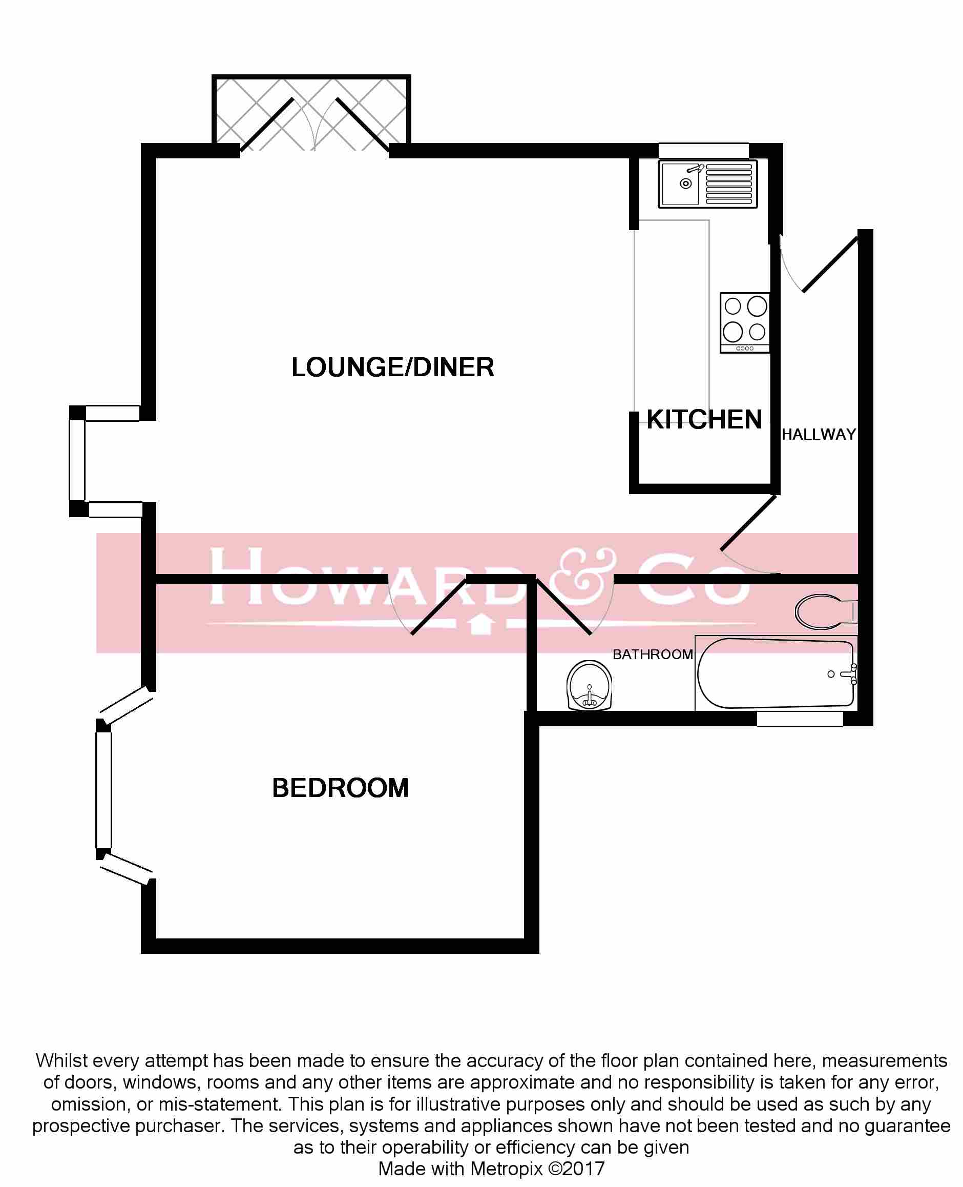 1 Bedrooms Flat to rent in Trinity Mews, Worthing BN11