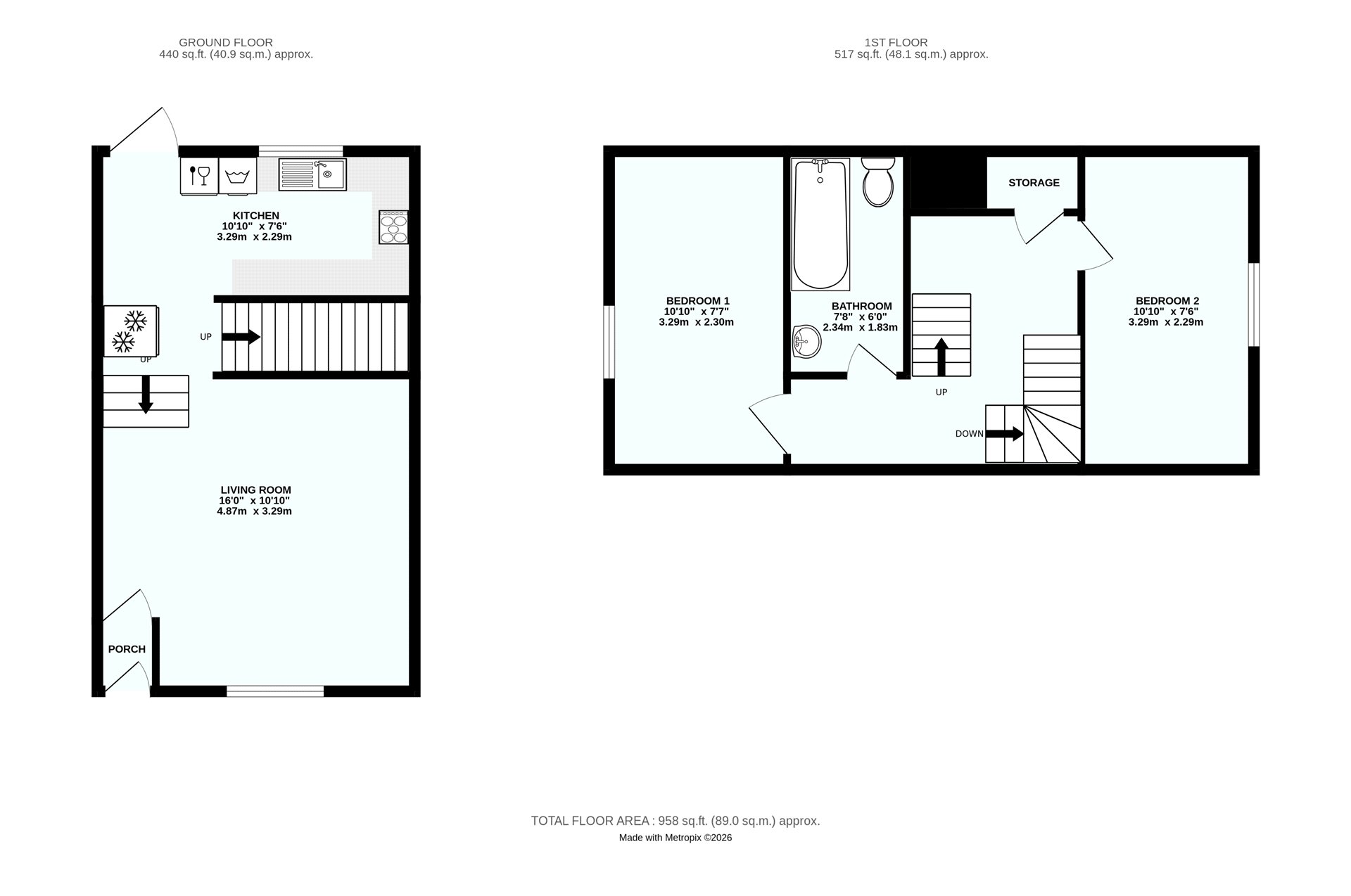 240, Farm Hill, Devon floorplan