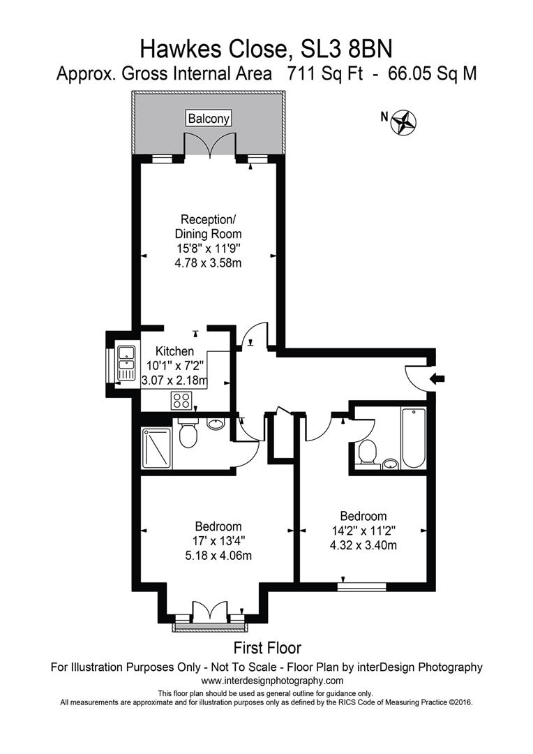 42, Hawkes Close, Slough floorplan