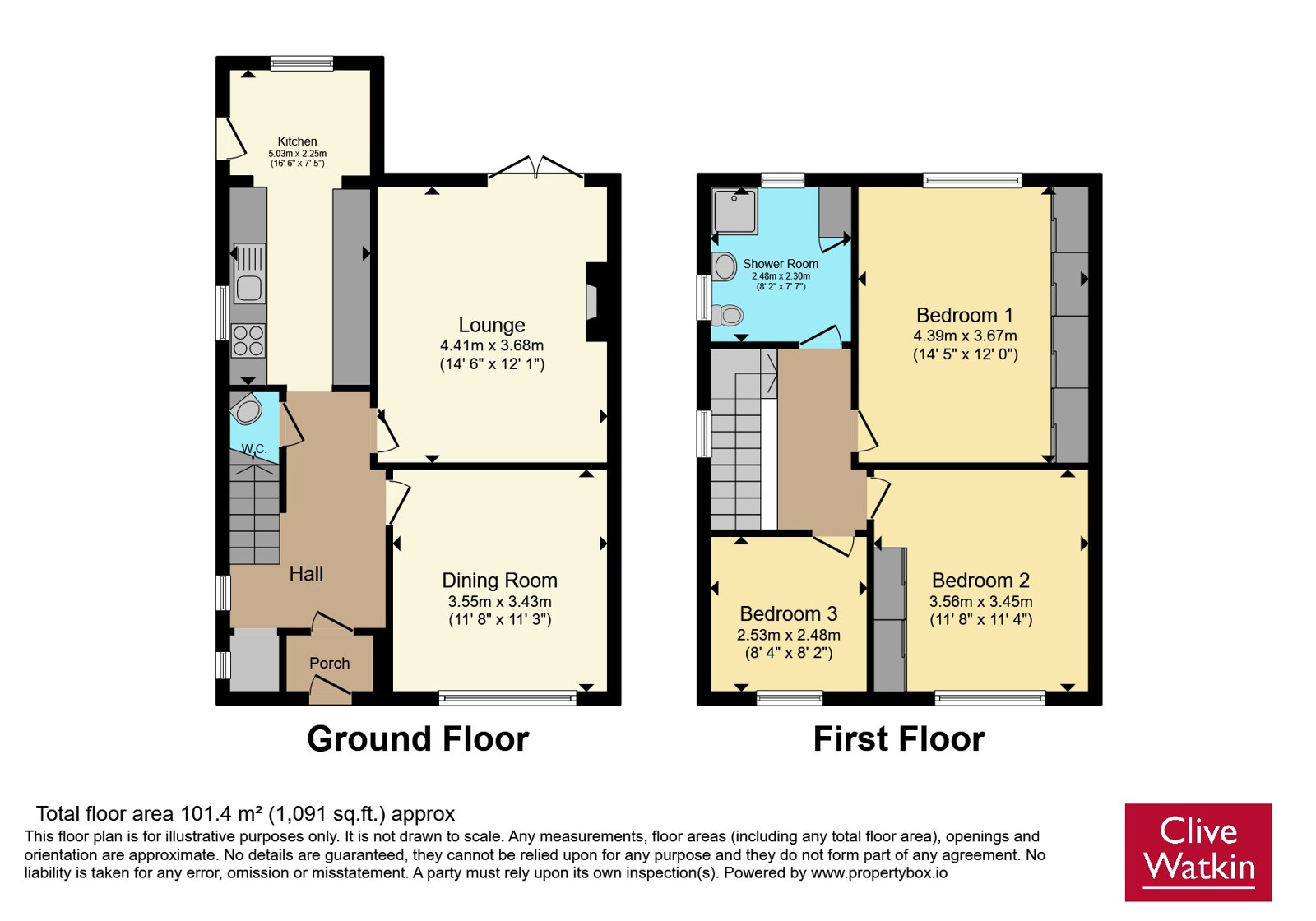 69, Park Road West, Claughton floorplan