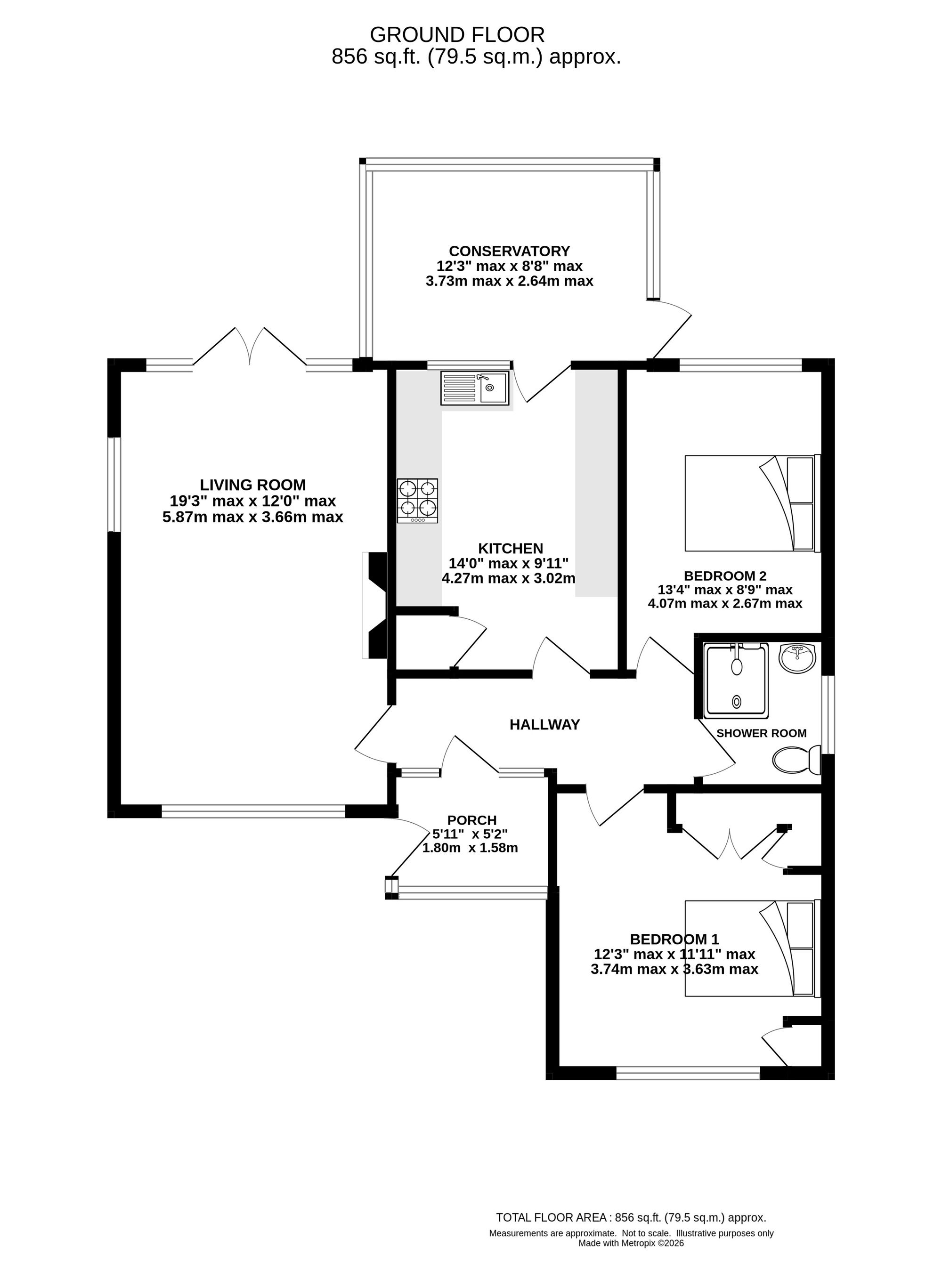 Silverdene Common Lane, Northwich floorplan