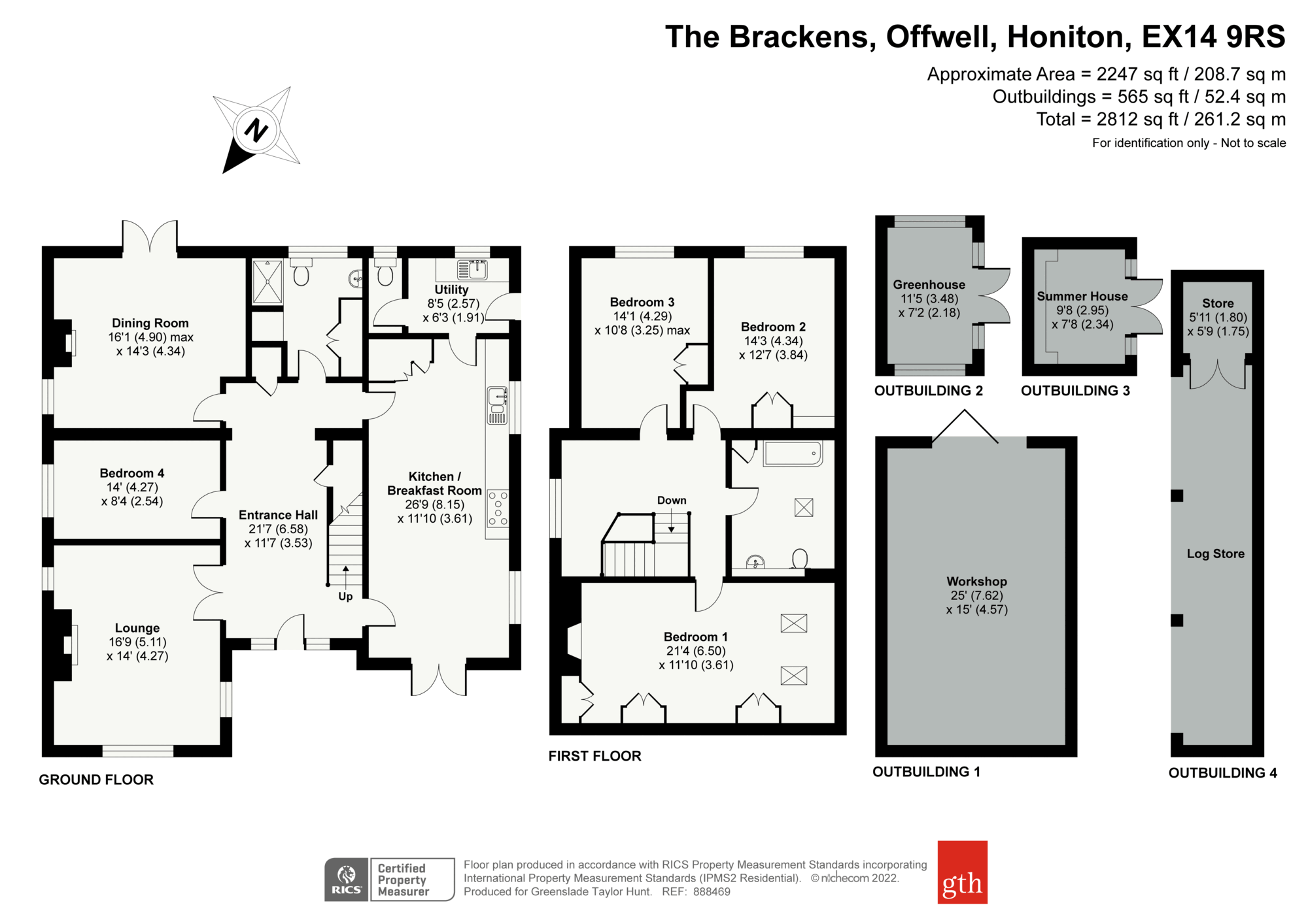The Brackens,, Offwell, Devon floorplan