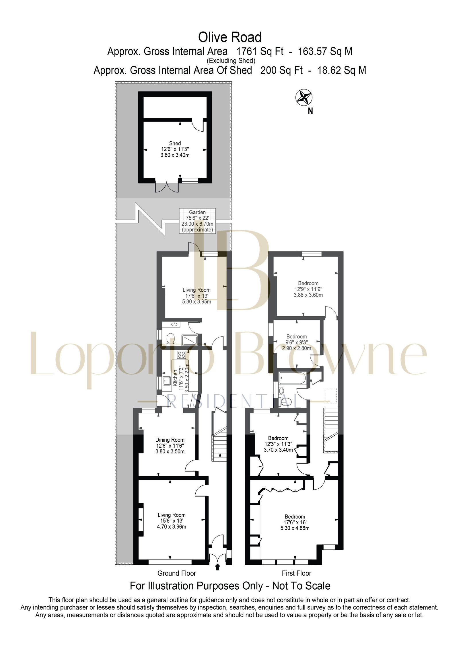 Olive Road, London floorplan