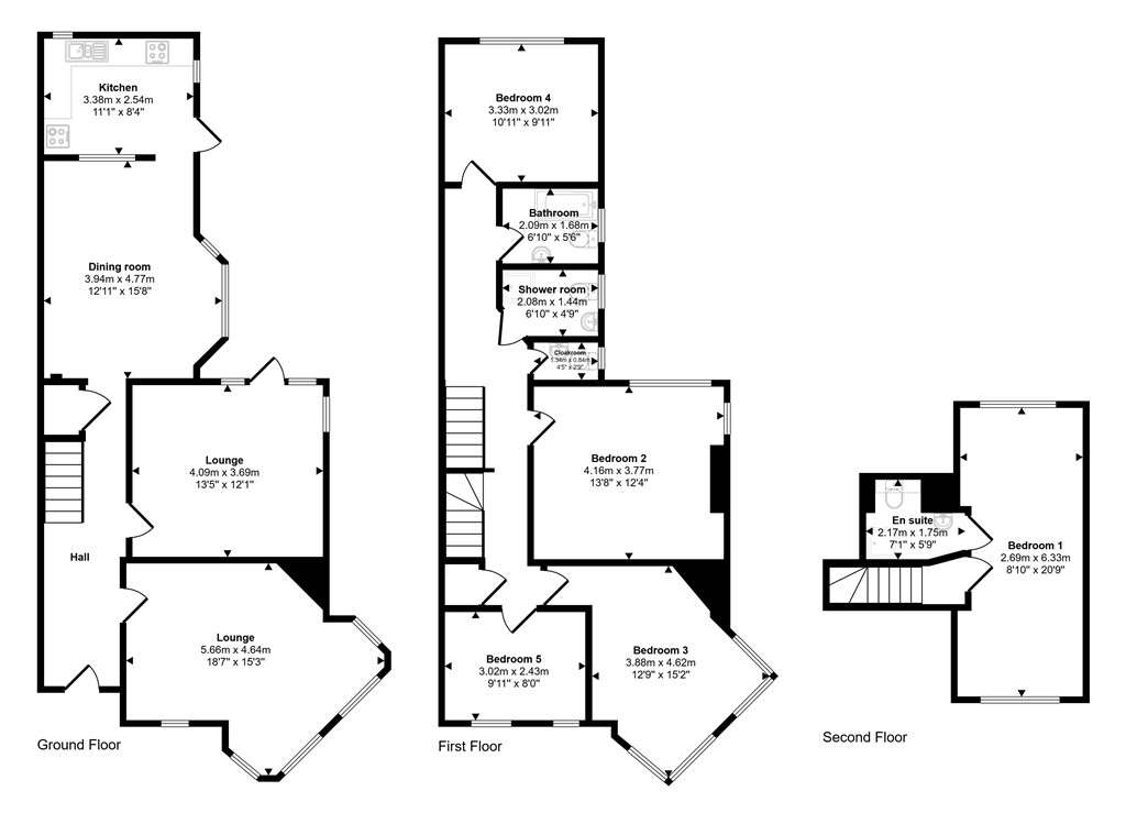 57, Cranley Road, WESTCLIFF-ON-SEA floorplan