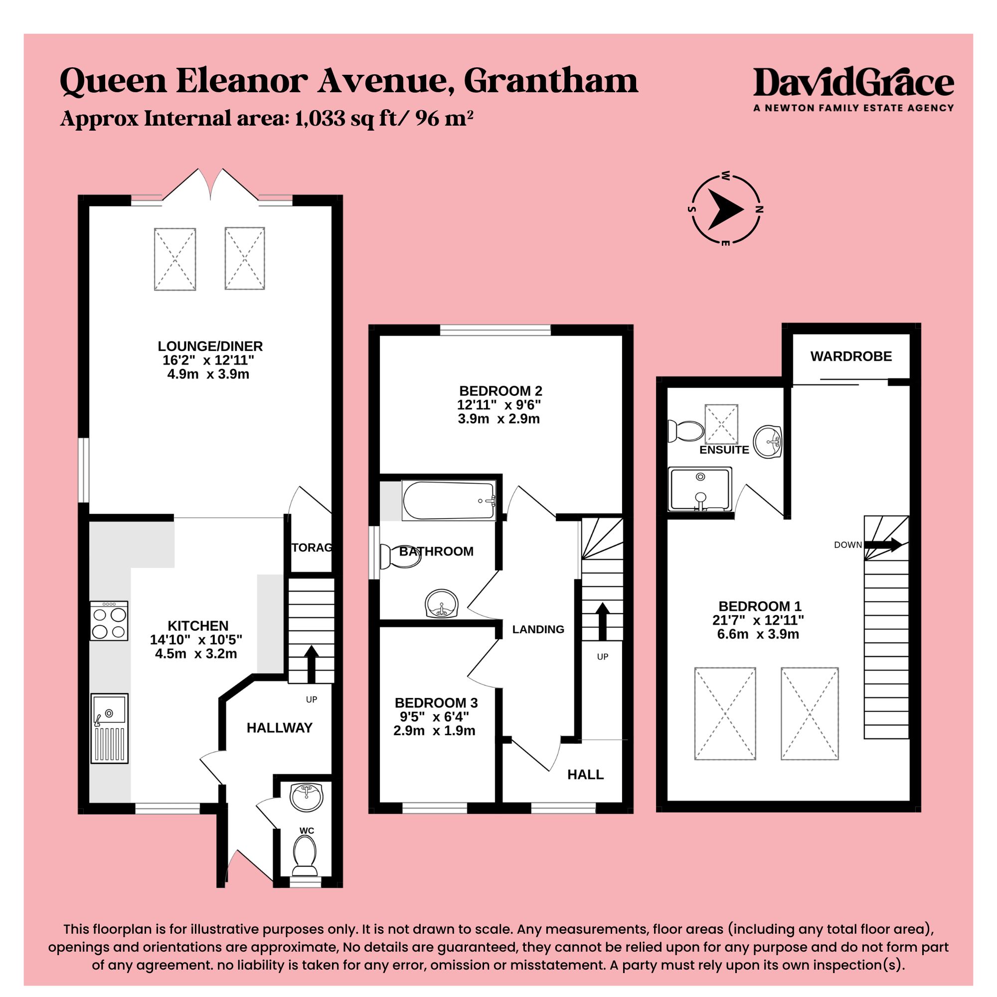 50 Queen Eleanor Avenue, Grantham floorplan