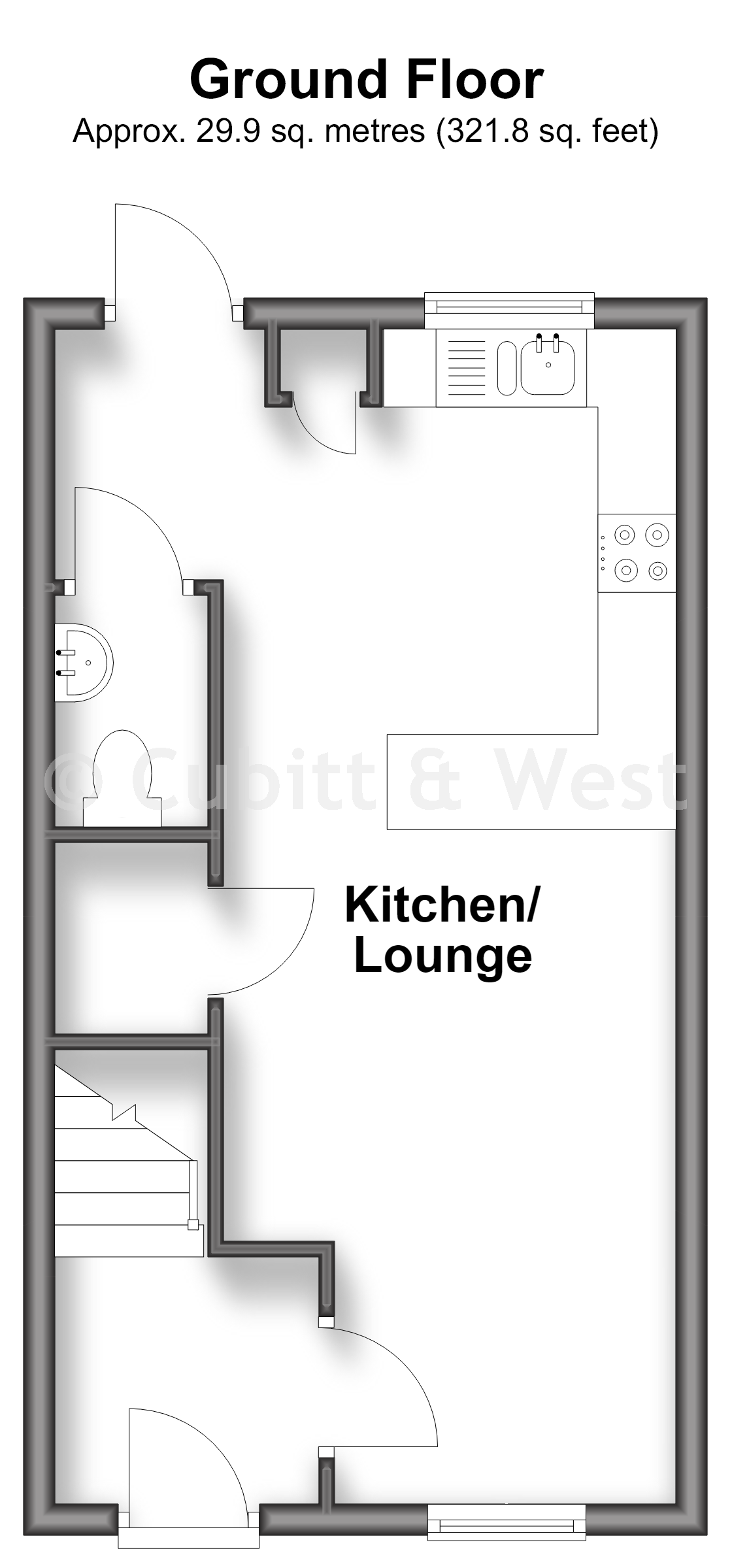 9, Windflower Chase, WORTHING floorplan