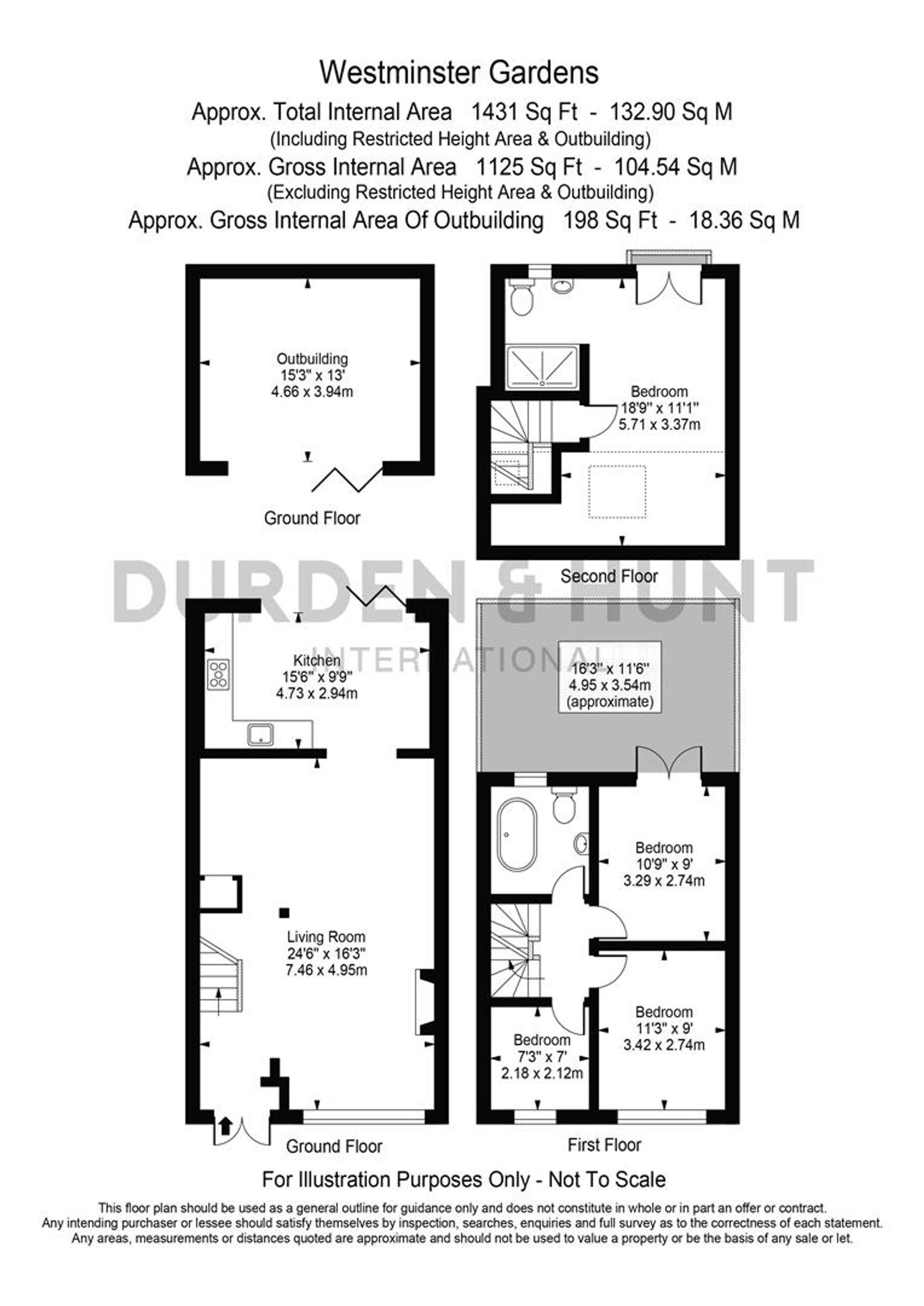 52 Westminster Gardens, Barking floorplan