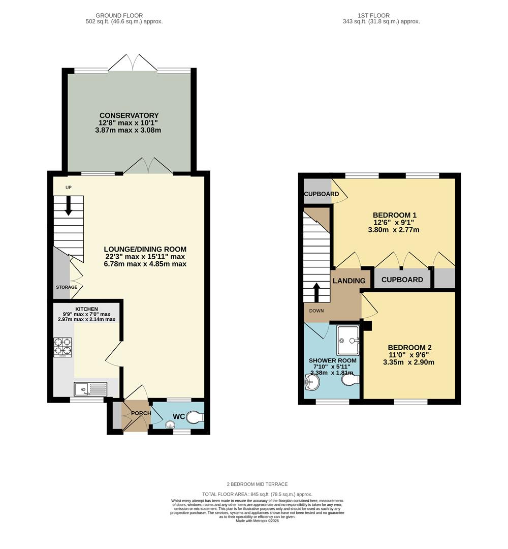 26, Clover Field, Basingstoke floorplan
