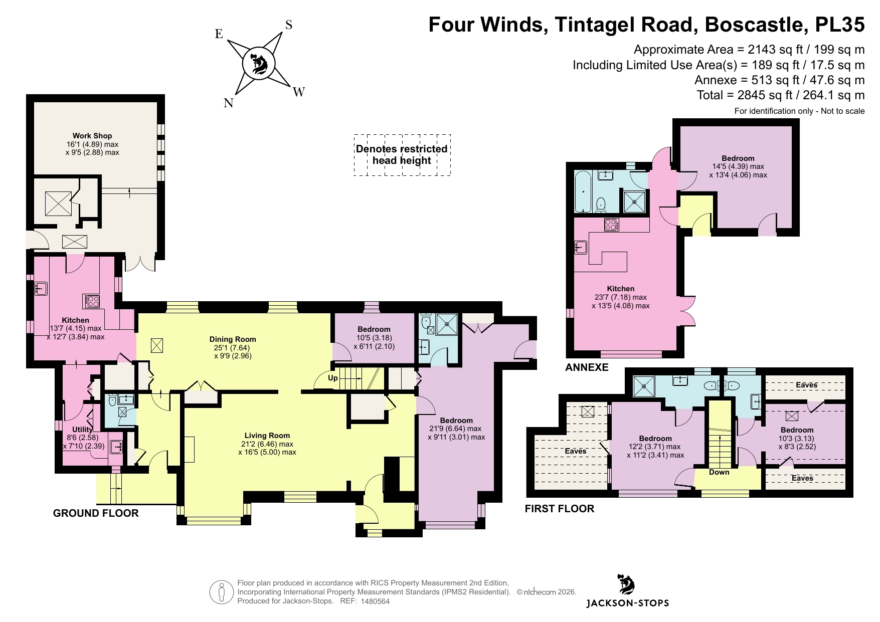 Four Winds,, Tintagel Road, Cornwall floorplan