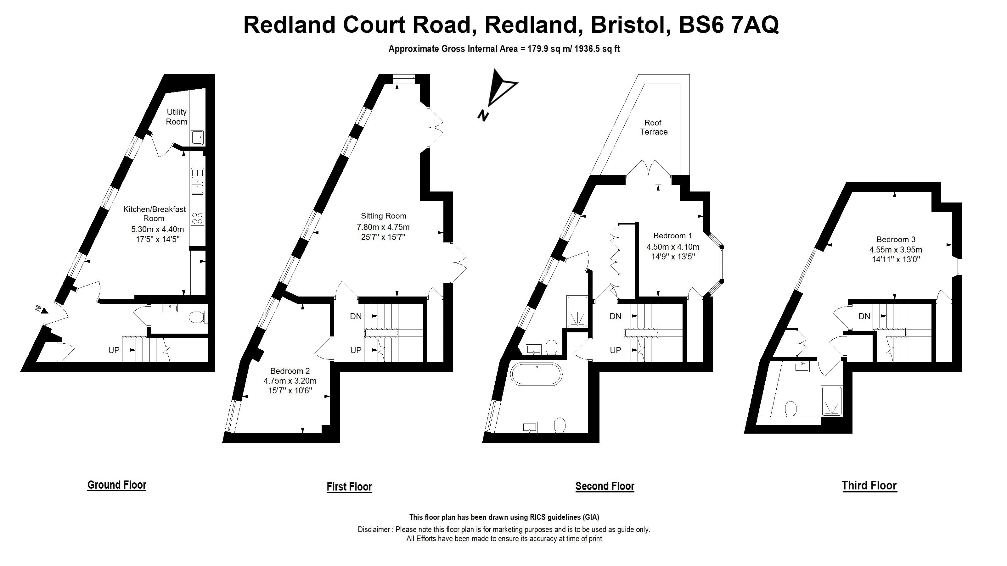 5, Redland Court Road, Bristol floorplan