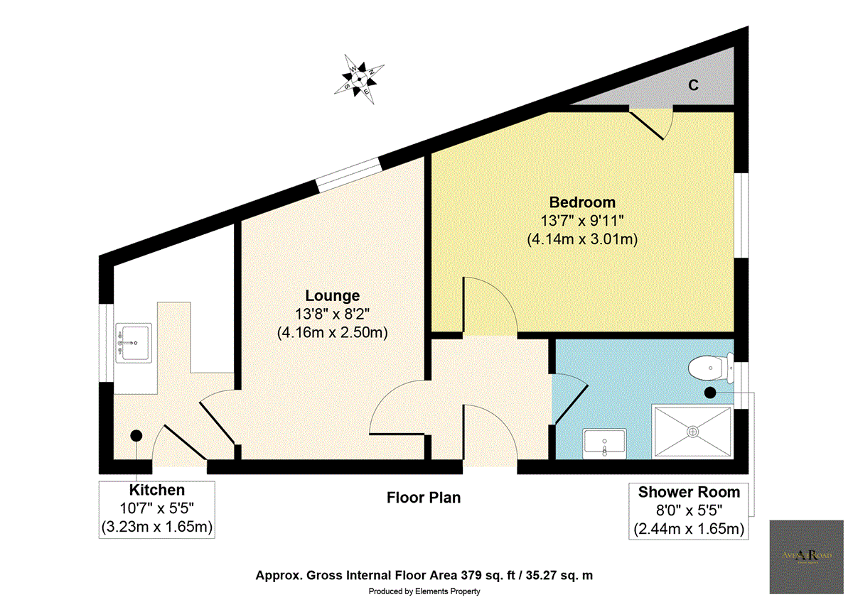 16A Croft Street, Penicuik floorplan