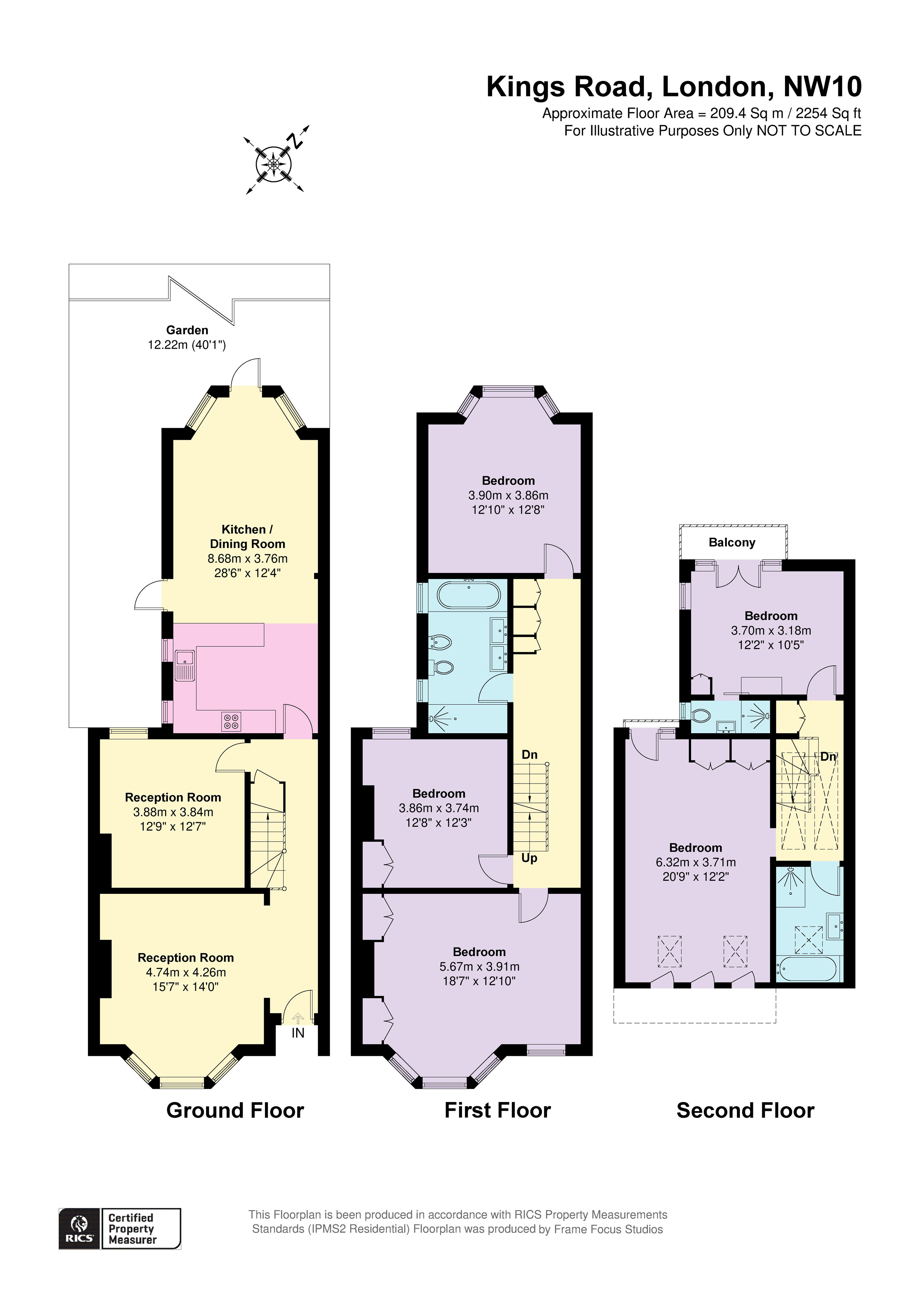 16, Kings Road, London floorplan