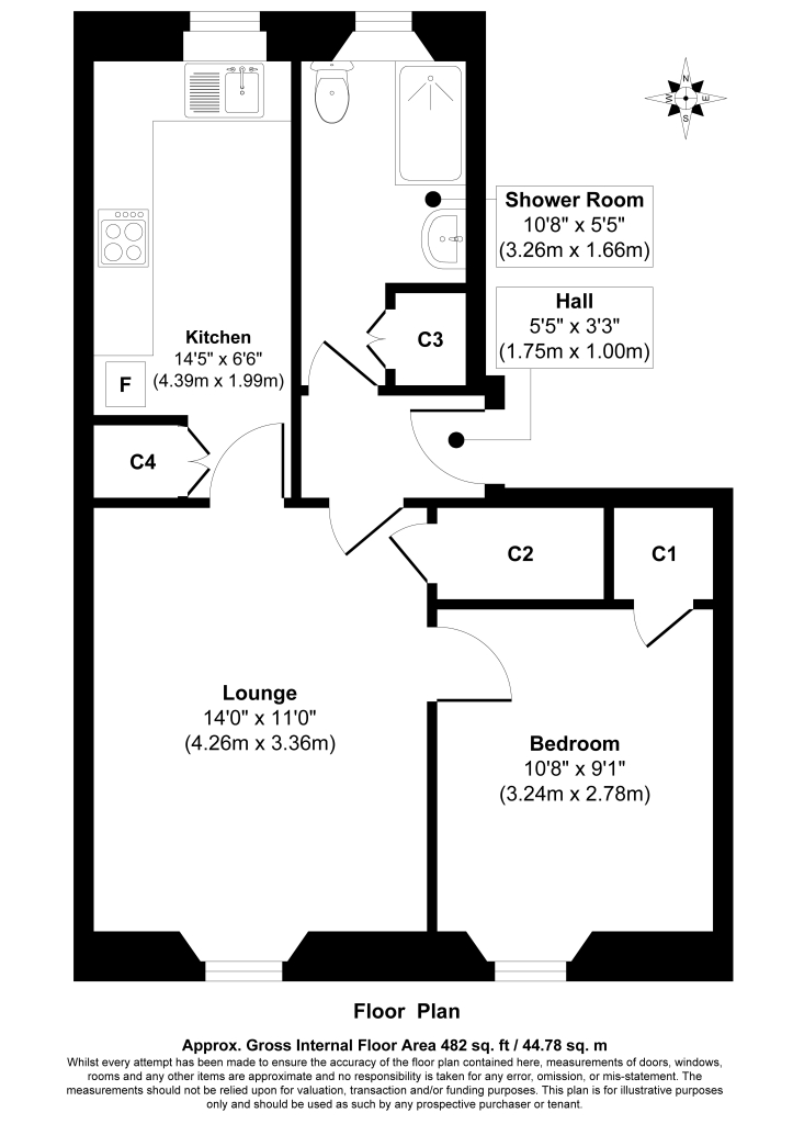 67A, Frederick Street, Aberdeen floorplan