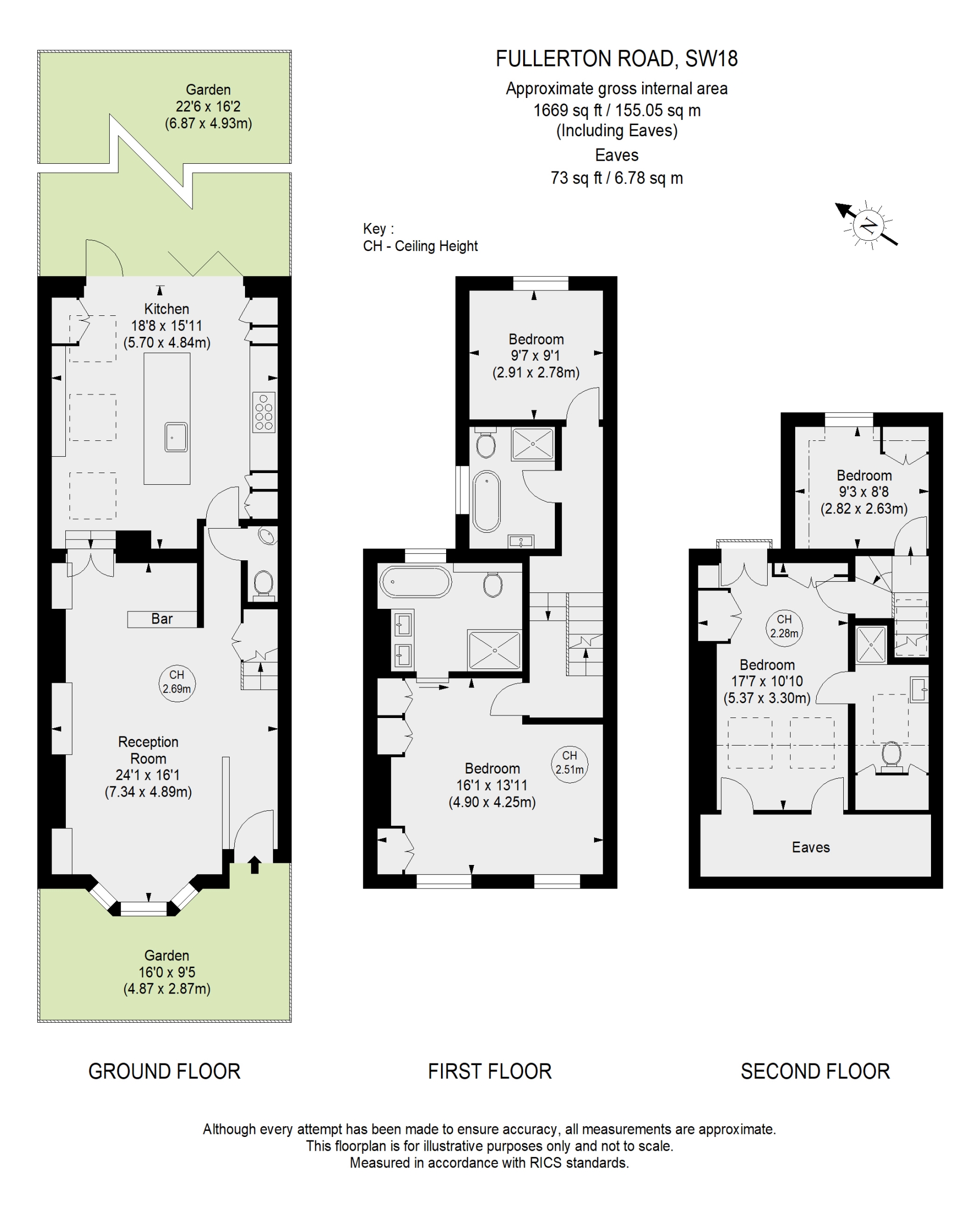 5, Fullerton Road, London floorplan