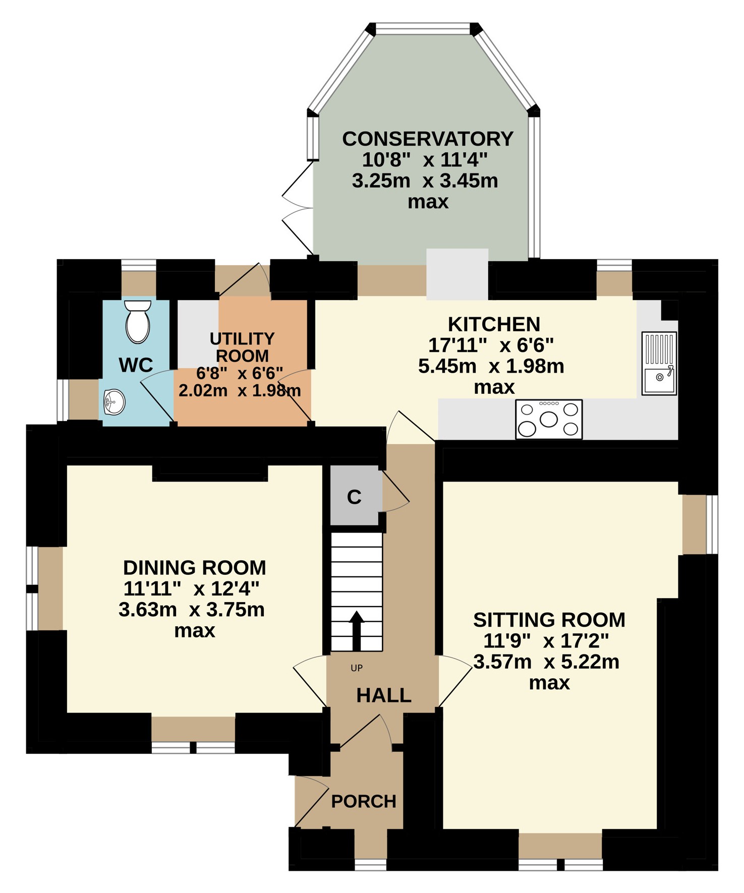 Old School House Callington Road, Lewannick Launceston Cornwall, Launceston floorplan
