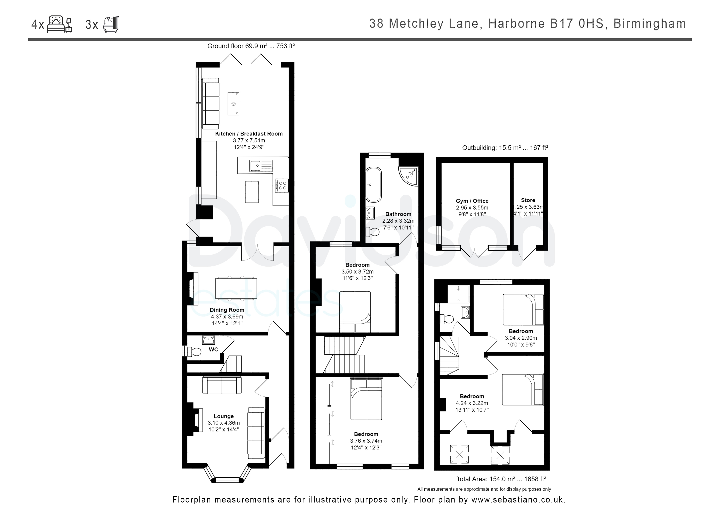 Metchley Lane, Birmingham floorplan