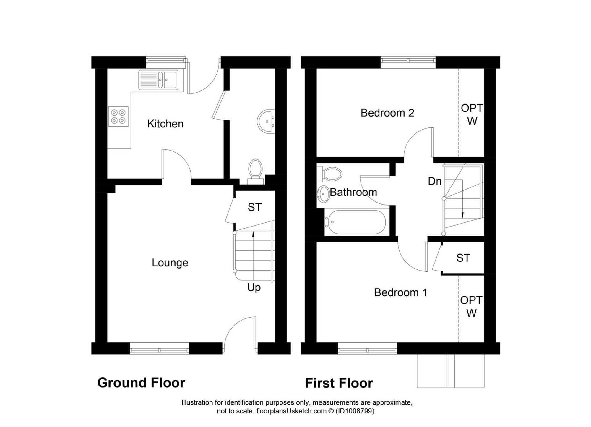 12 Flax Mill Grove, Glenrothes floorplan